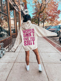 Women Don't Owe You Shit Hoodie, Feminist Sweatshirt, Equal Rights Shirt, Female Empowerment Tee, Inspirational Sweater, Bestie Gift