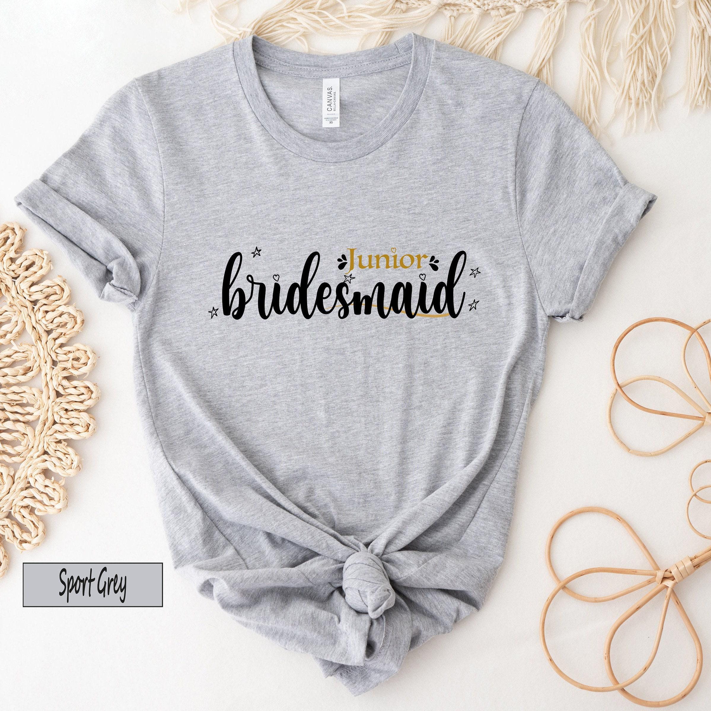 Junior Bridesmaid Sweatshirt, Junior Bridesmaid Shirt, Cute Junior Bridesmaid Proposal Hoodie, Trendy Jr Bridesmaid T shirt
