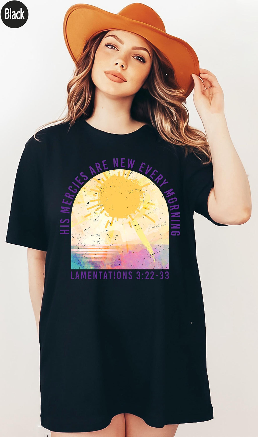 His Mercies Are New Every Morning T-Shirt, Inspirational Bible Quotes Sweatshirt, Religious Hoodie For Woman, Christian Women Gift