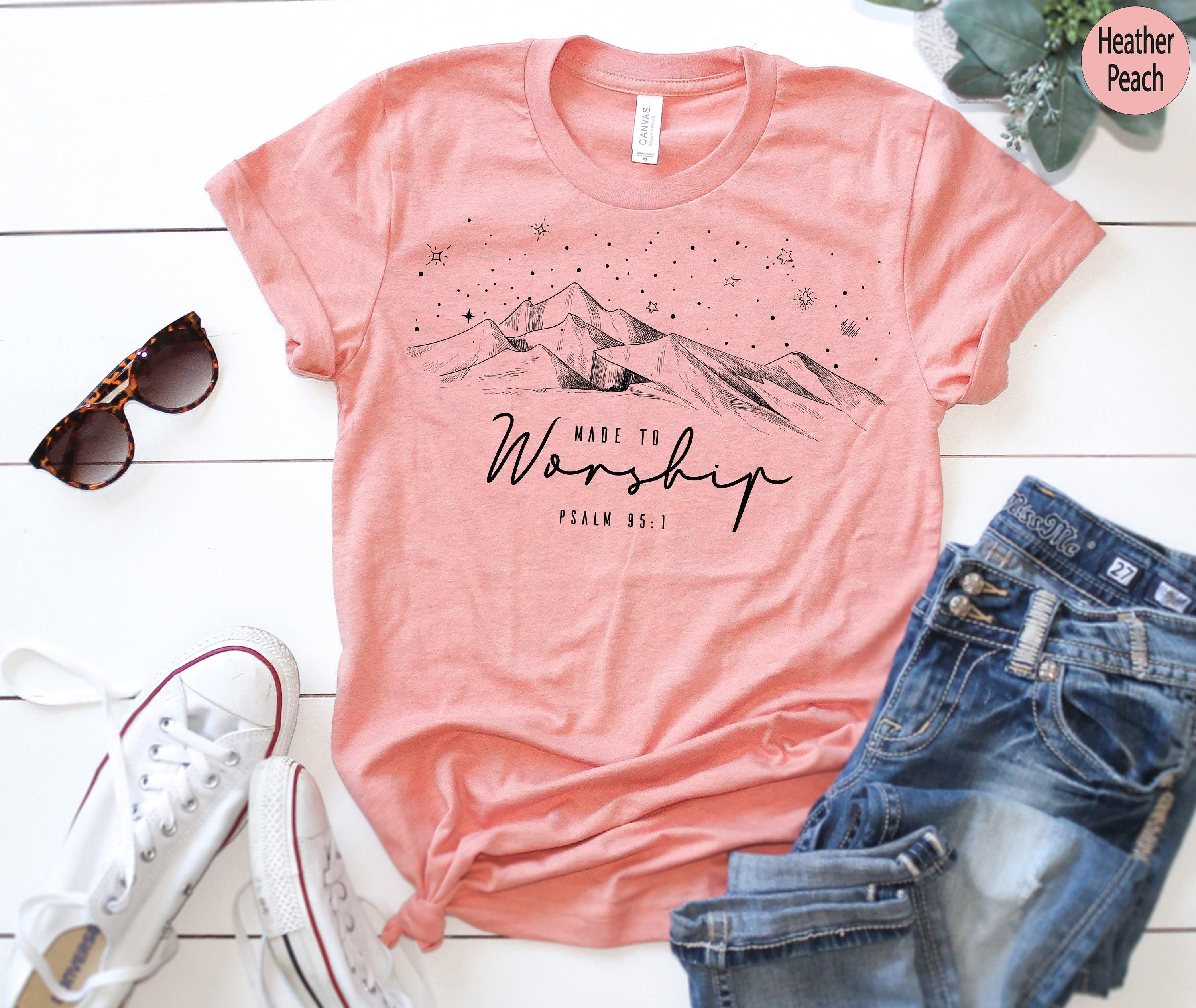 Made To Worship Shirt, Christian Sweatshirt, Bible Verse Shirt, Trendy Religious Shirts, Christian Gifts, Faith Hoodie, 