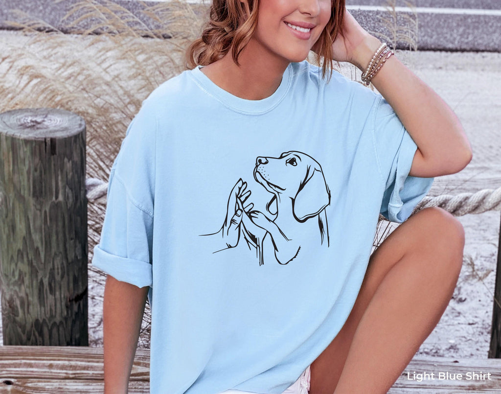 Pet Relationship Sweatshirt, Aesthetic Paw and Human Hand T-Shirt, Animals Lover Hoodie For Women, Trendy Dog Shirts, Dog Lover Gifts