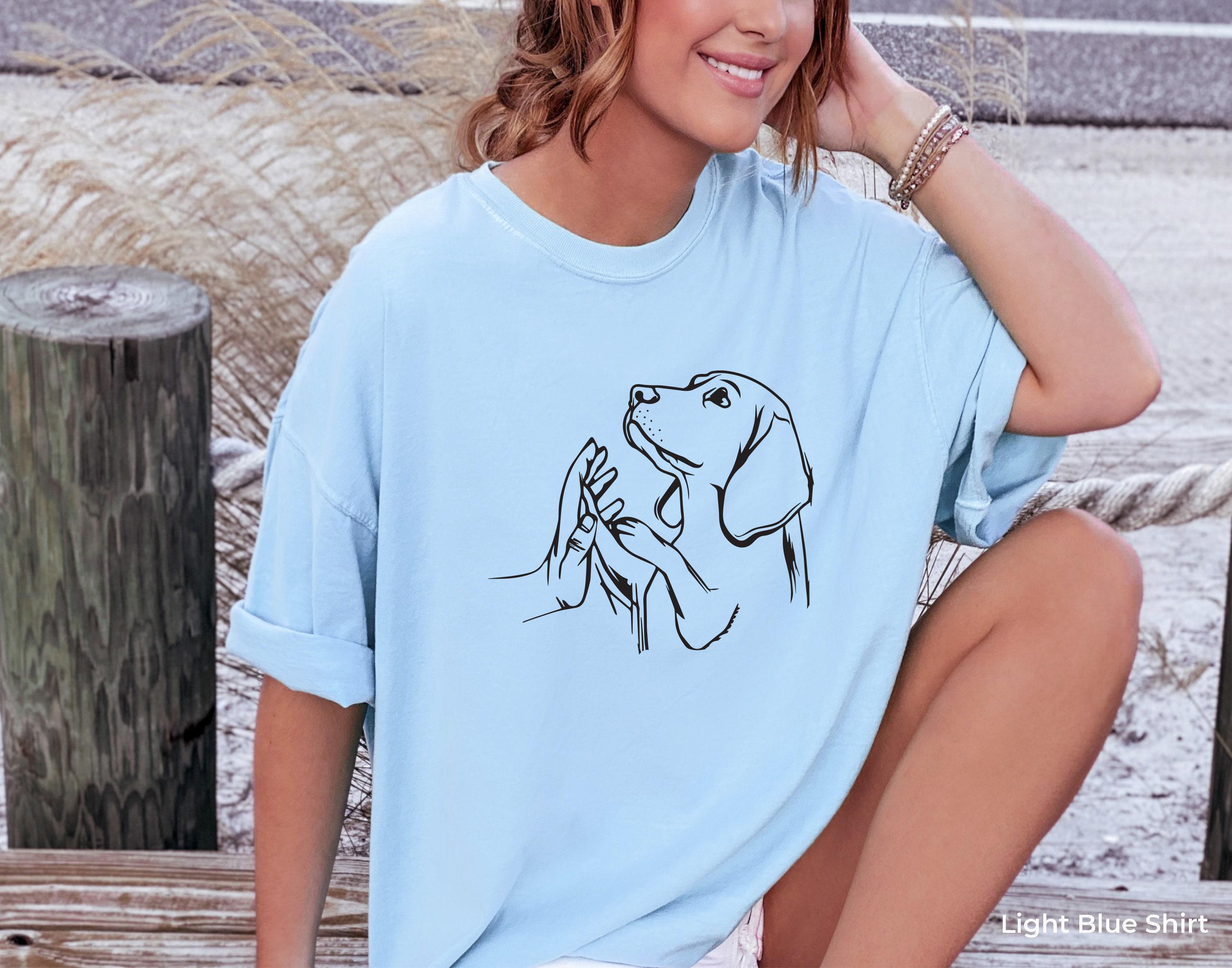 Pet Relationship Sweatshirt, Aesthetic Paw and Human Hand T-Shirt, Animals Lover Hoodie For Women, Trendy Dog Shirts, Dog Lover Gifts