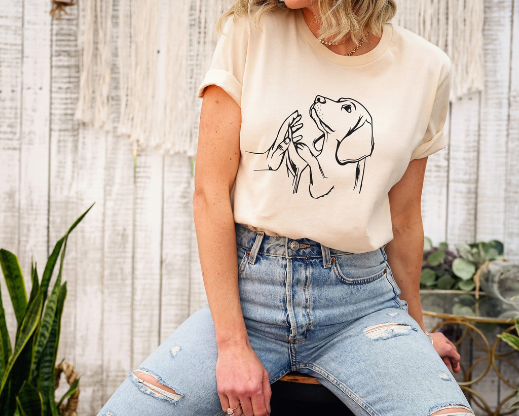 Pet Relationship Sweatshirt, Aesthetic Paw and Human Hand T-Shirt, Animals Lover Hoodie For Women, Trendy Dog Shirts, Dog Lover Gifts