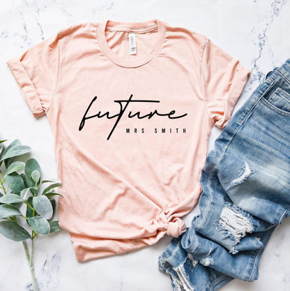 Future Mrs Sweatshirt, Bride Gifts, Custom Future Mrs Shirt, Engagement Gift For Bride, Bachelorette Party Hoodie, Fiancee T shirt
