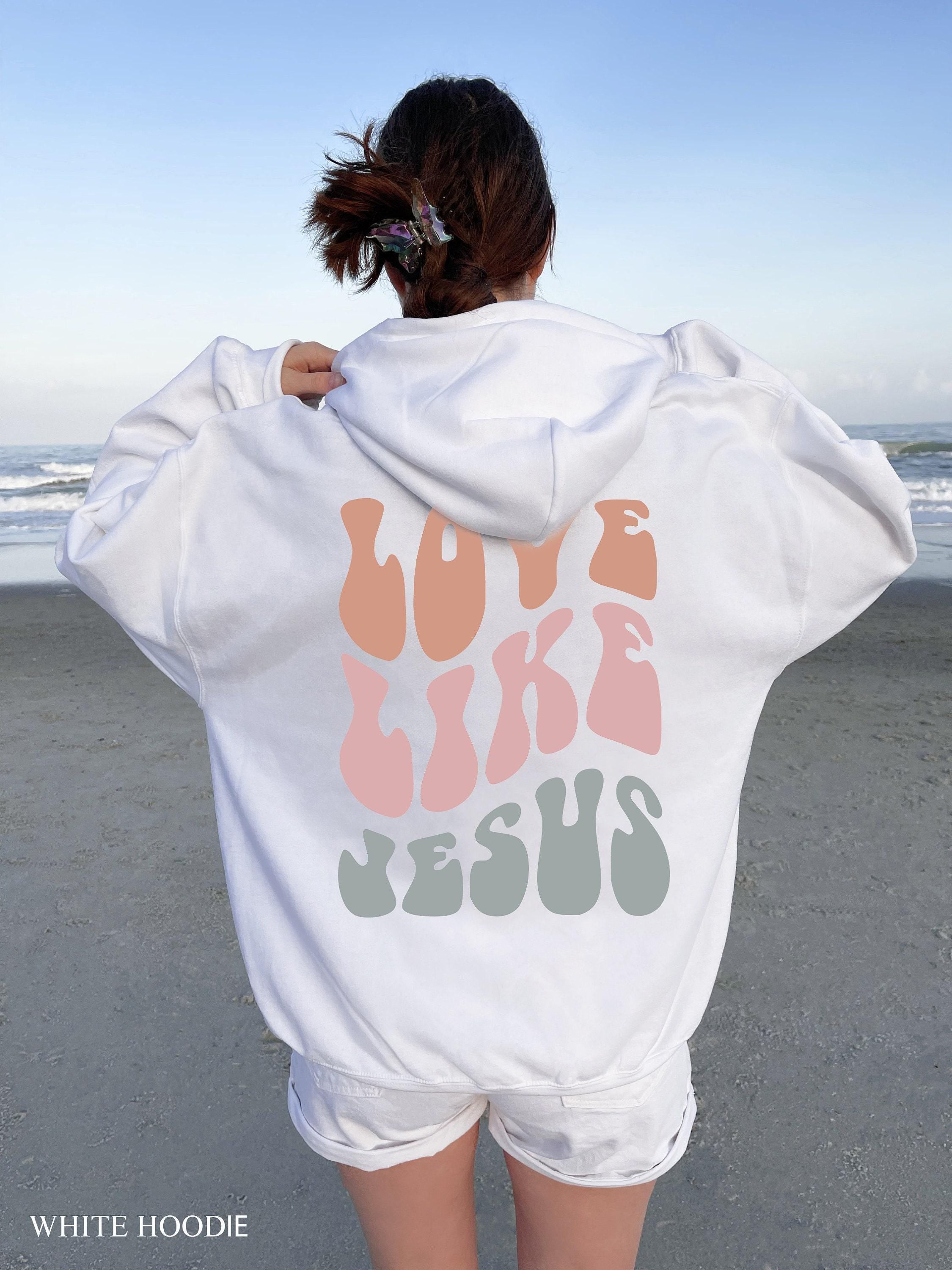 Love Like Jesus Sweatshirt, Aesthetic Christian Shirt, Jesus Apparel, Trendy Christian Tshirt, Religious Shirts, Christi