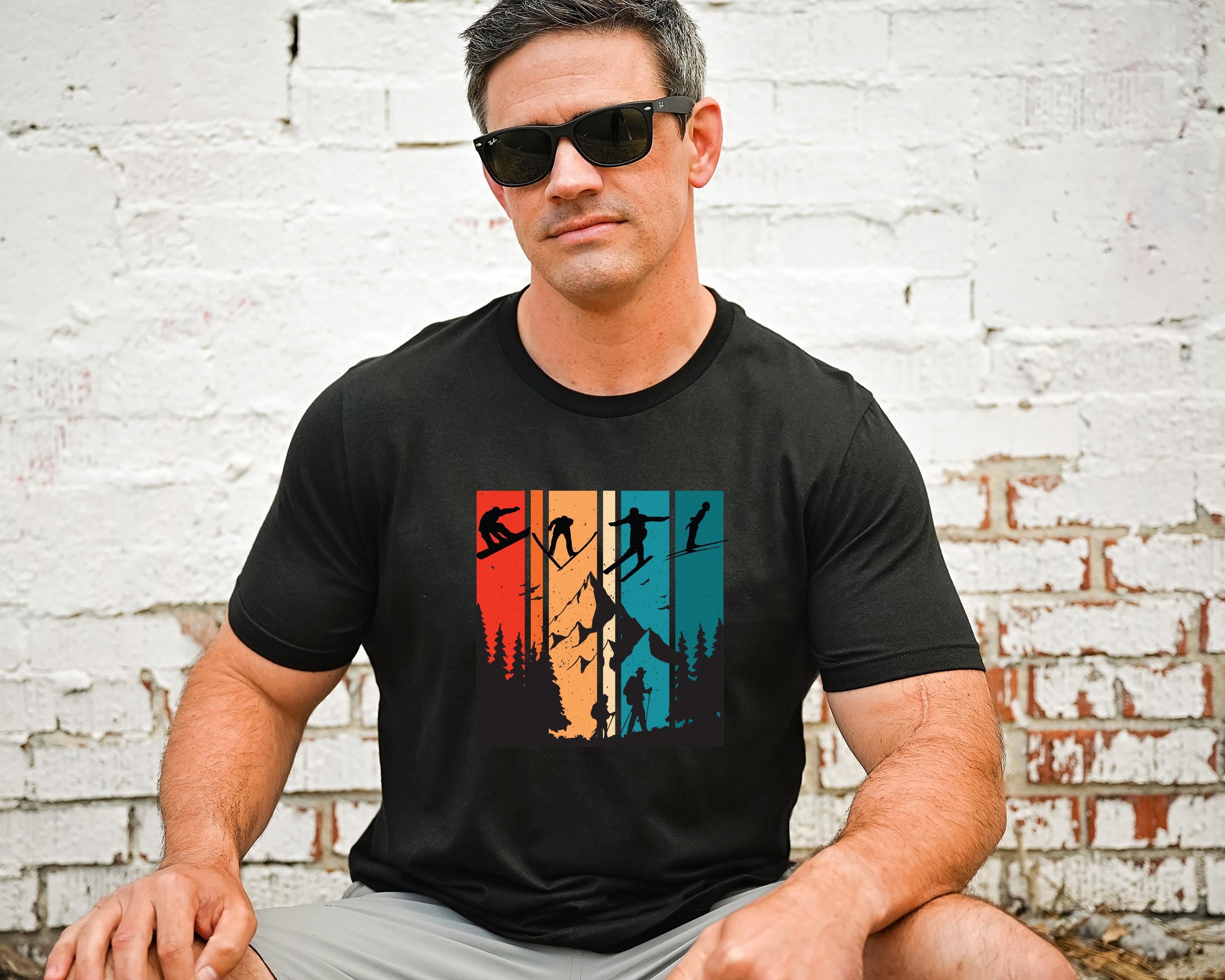 Ski Trip Hoodie For Men, Winter Sports T-Shirt, Snowboard Sweatshirt, Aesthetic Mountain Trip Shirt, Vacay Mode Tee, Gif