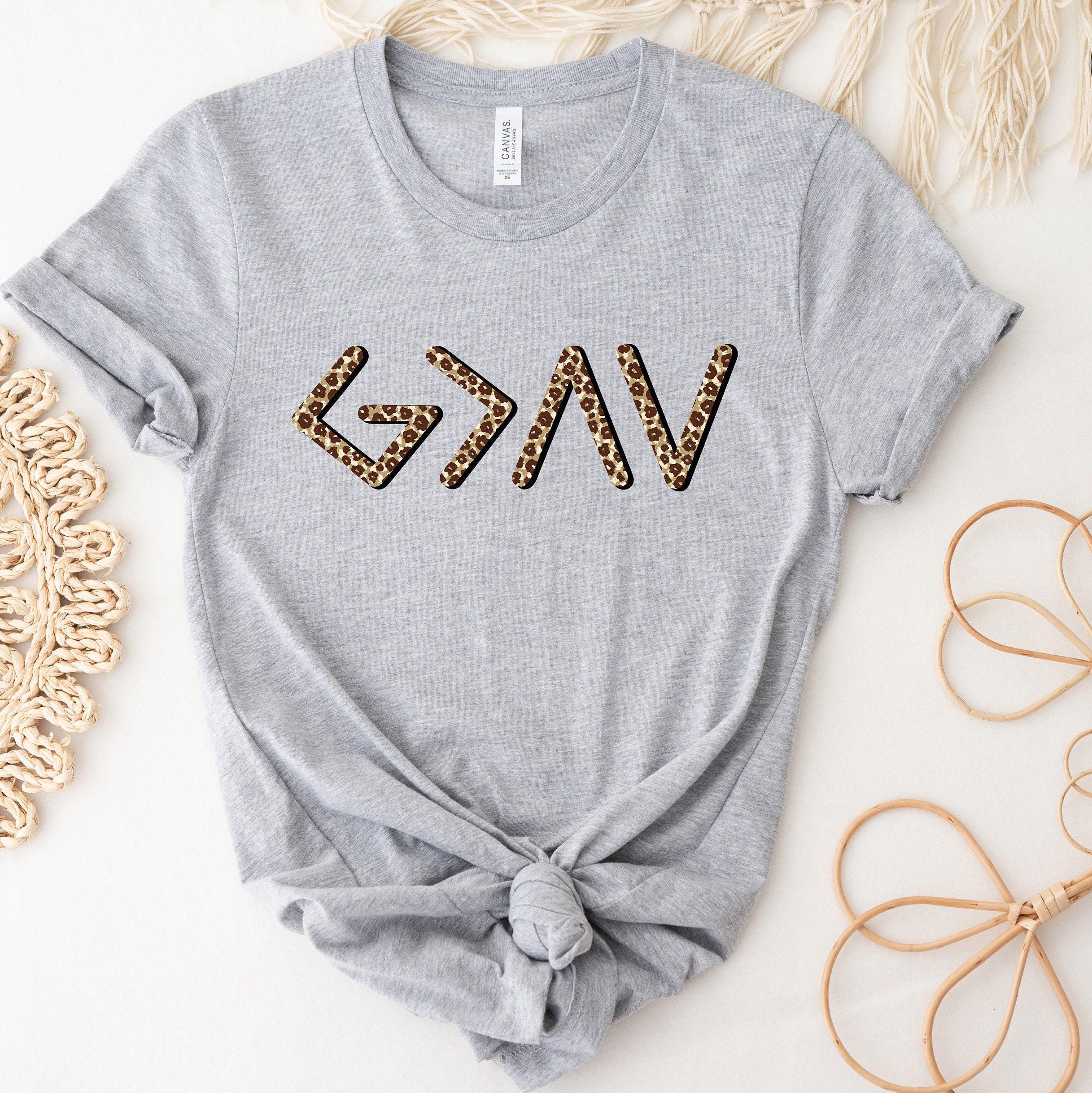 God Is Greater Than The Highs and Lows Shirt, Christian Shirts, Bible Verse Shirt, Religious Gifts For Women, Faith Shir