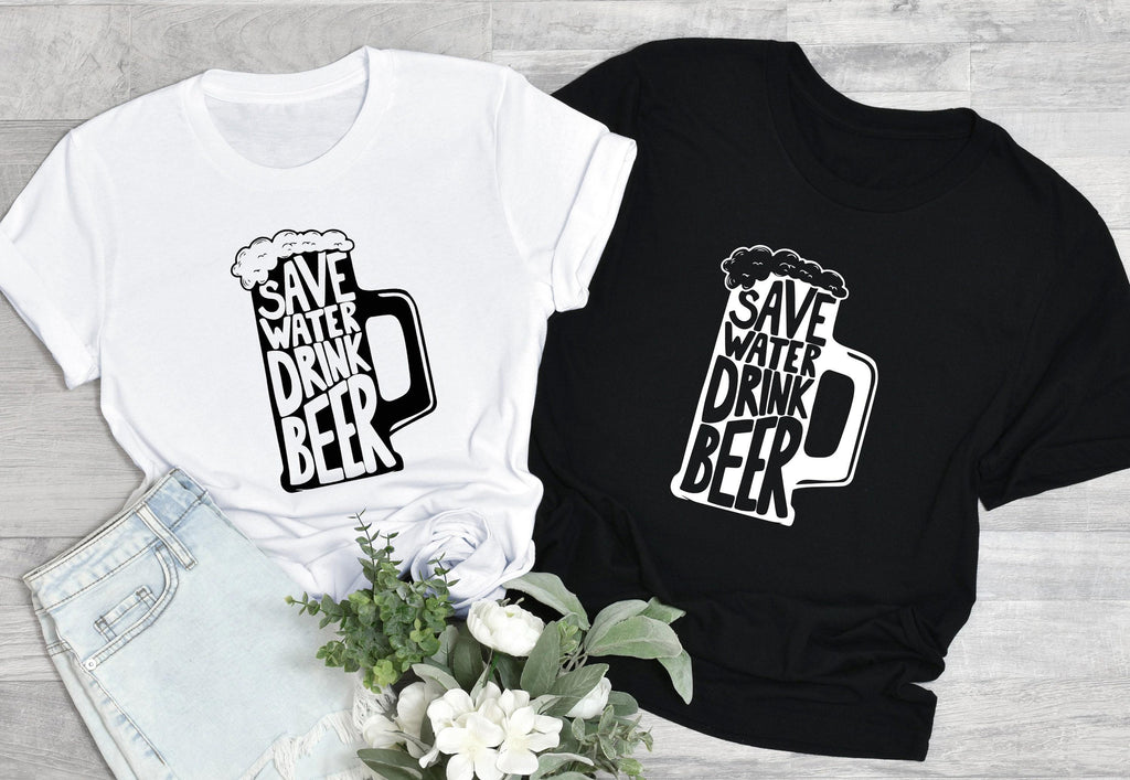 Save Water Drink Beer Sweatshirt, Funny Beer Shirt, Hilarious Alcoholic Shirt, Women's Drinking Tshirt, Beer Lover Gifts For Her