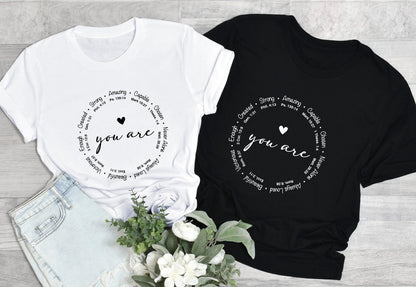 You Are Inspiration Sweatshirt, Christian Shirt, Motivational Hoodie, Bible Verse T shirt, Religious Tshirt, Cute Enough T-shirt