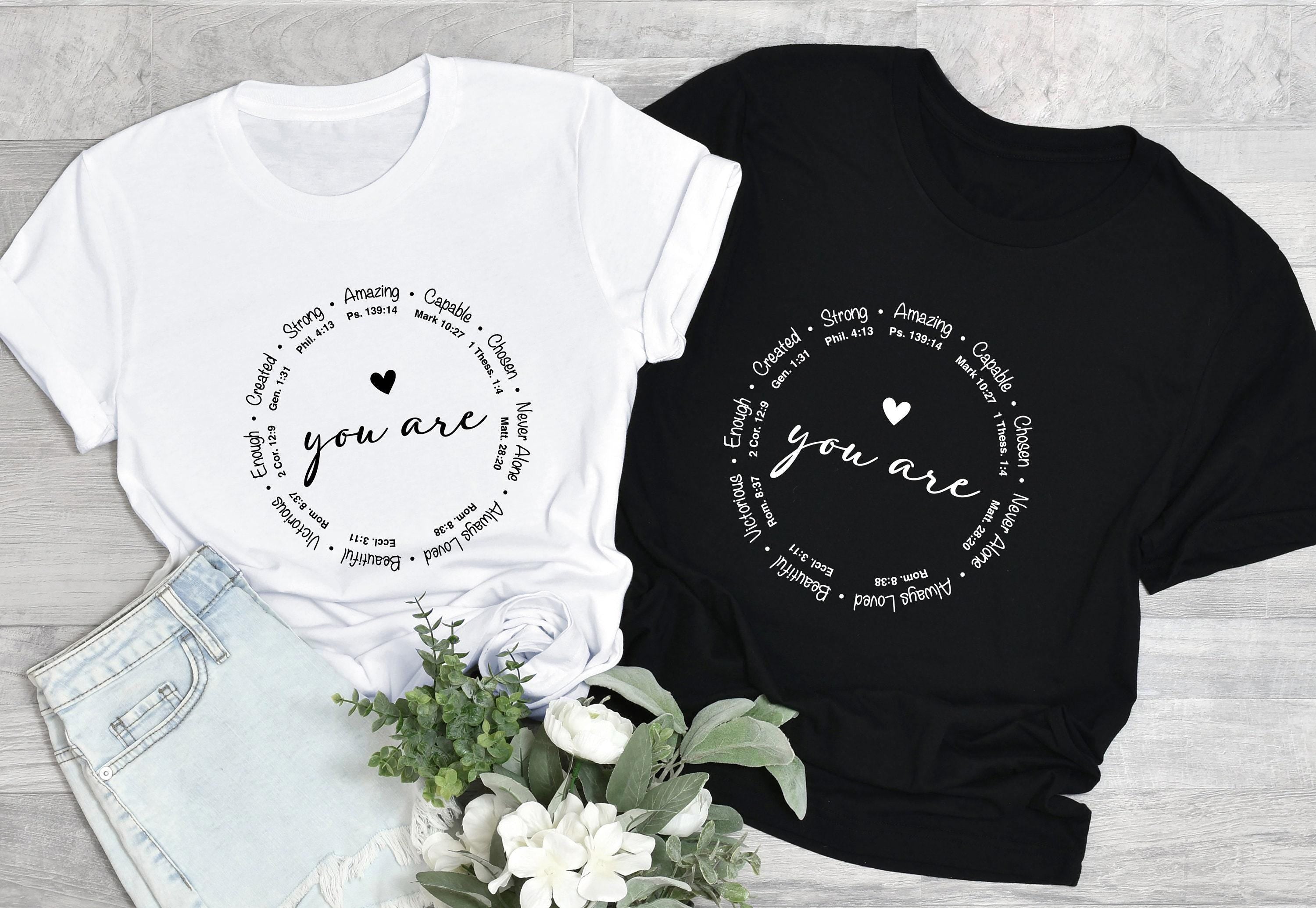 You Are Inspiration Sweatshirt, Christian Shirt, Motivational Hoodie, Bible Verse T shirt, Religious Tshirt, Cute Enough