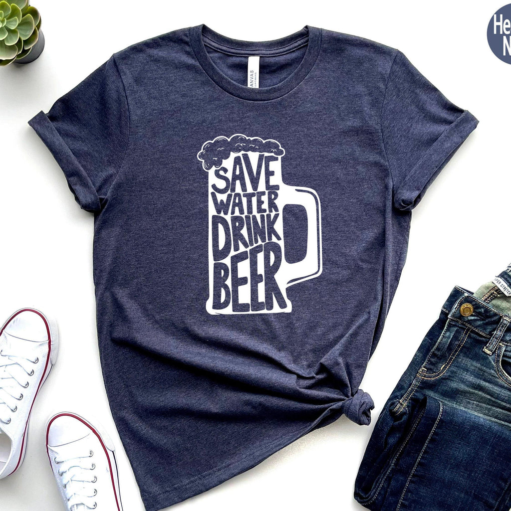 Save Water Drink Beer Sweatshirt, Funny Beer Shirt, Hilarious Alcoholic Shirt, Women's Drinking Tshirt, Beer Lover Gifts For Her