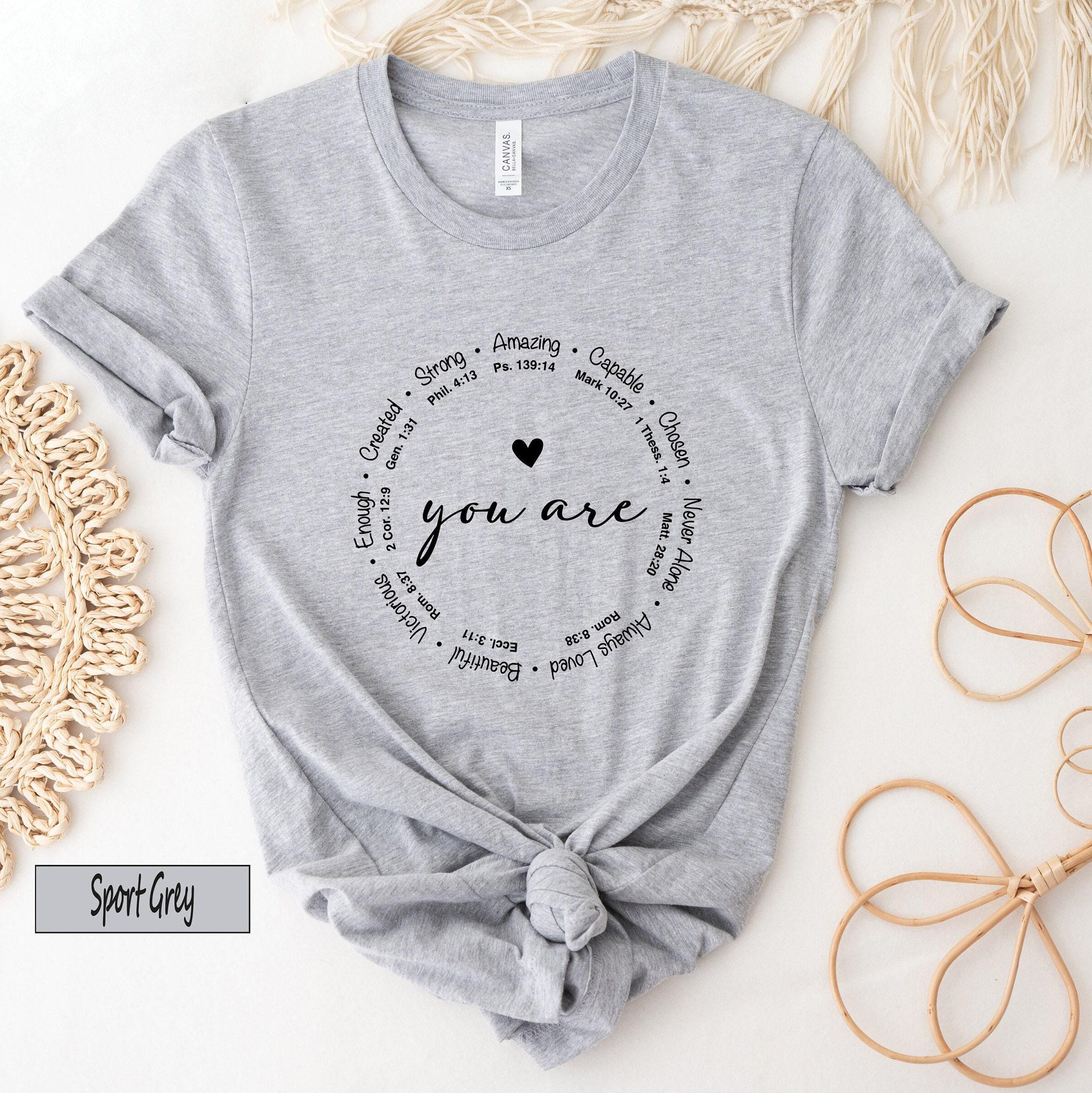 You Are Inspiration Sweatshirt, Christian Shirt, Motivational Hoodie, Bible Verse T shirt, Religious Tshirt, Cute Enough