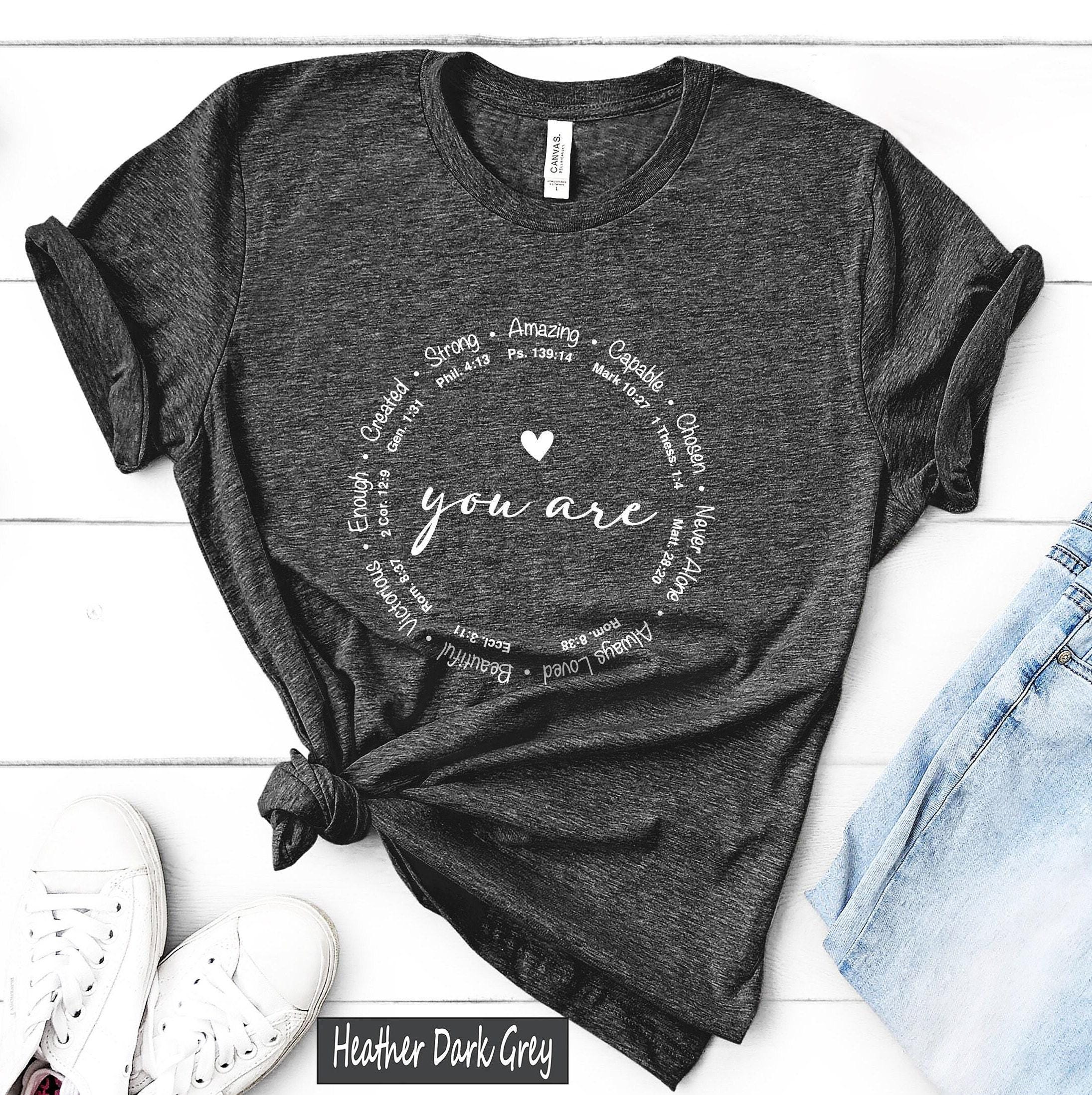 You Are Inspiration Sweatshirt, Christian Shirt, Motivational Hoodie, Bible Verse T shirt, Religious Tshirt, Cute Enough