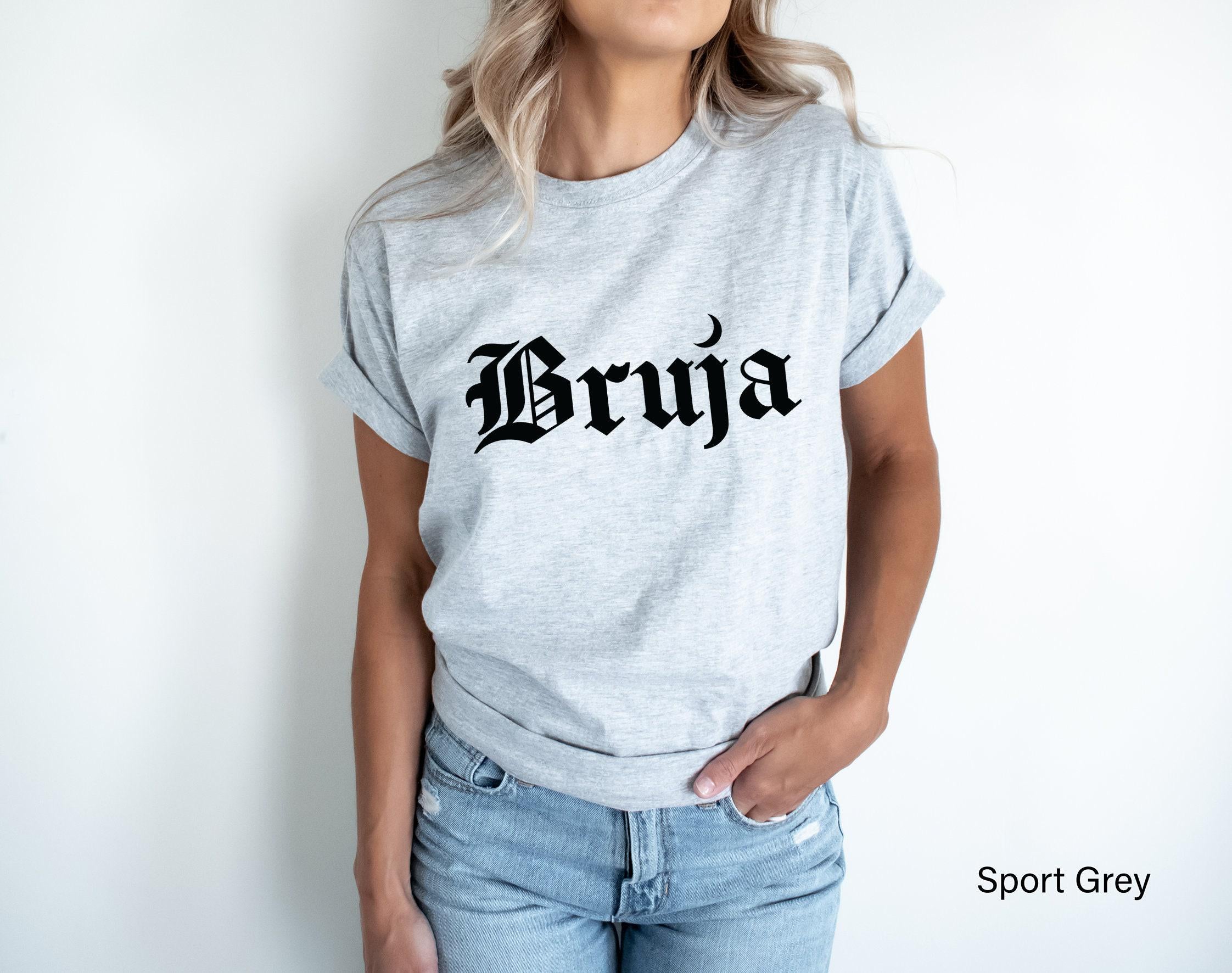 Bruja Sweatshirt, Funny Halloween Shirt For Women, Witch Shirt, Fall Shirt For Girls, Spooky Seaason Tshirt, Witchy Gifts For Her