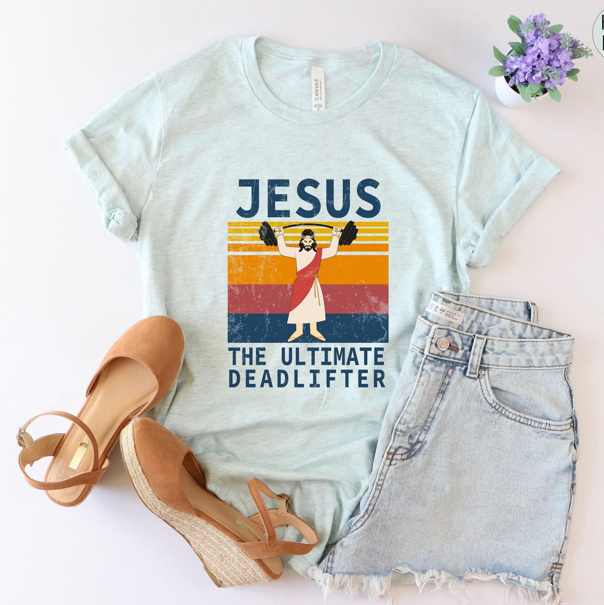 The Ultimate Deadlifter Shirt, Funny Jesus Shirt, Christian Shirt, Religious Shirt, Faith Shirt, Prayer Shirt, Christian Gifts