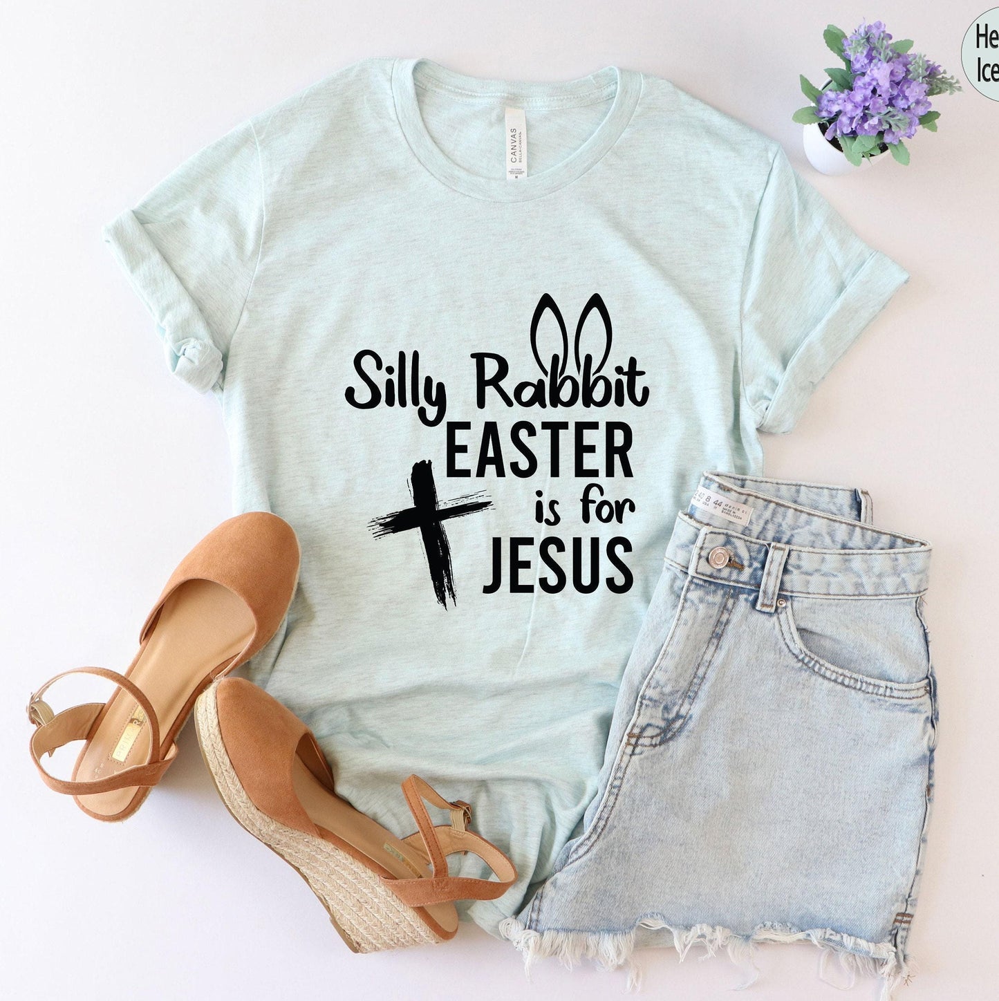 Silly Rabbit Easter Is For Jesus Shirt, Christian Sweatshirt, Funny Christian Easter Shirt, Religious Gifts For Women, Christian Gifts