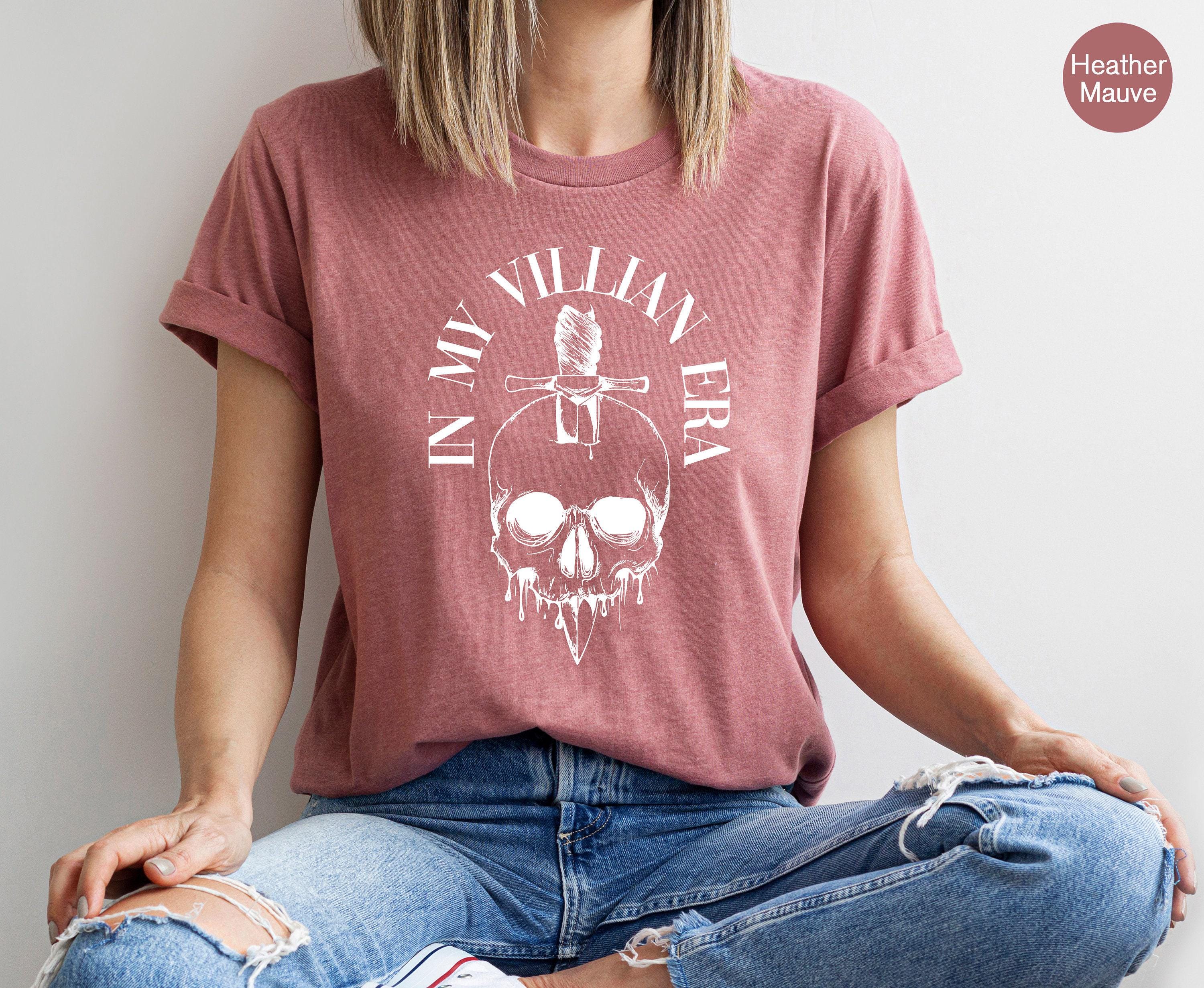 In my Villain Era Hoodie, Aesthetic Book Lover Sweatshirt, Dark Romance Book Shirt, Spicy Book Lover Shirt, Inspirationa