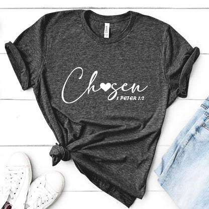 Chosen Shirt, Cute Christian Sweatshirt, Women's Religious Shirt, Bible Verse Hoodie, Faith Tshirt, Christian Gifts, Catholic Gifts