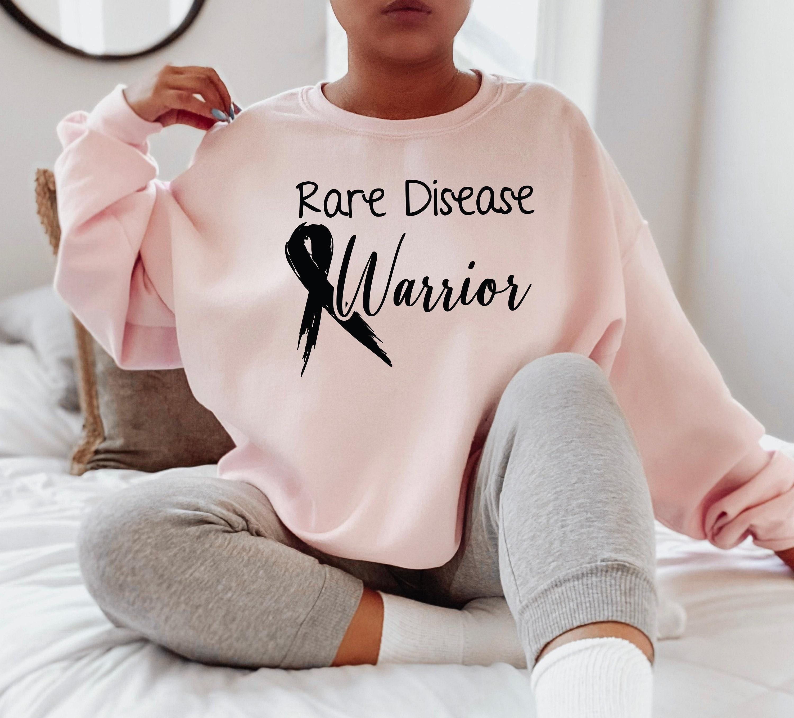 Rare Disease Awareness Shirt, Rare Disease Warrior Sweatshirt, Cancer Ribbon Shirt, Trendy Motivational Gifts, Cancer Su
