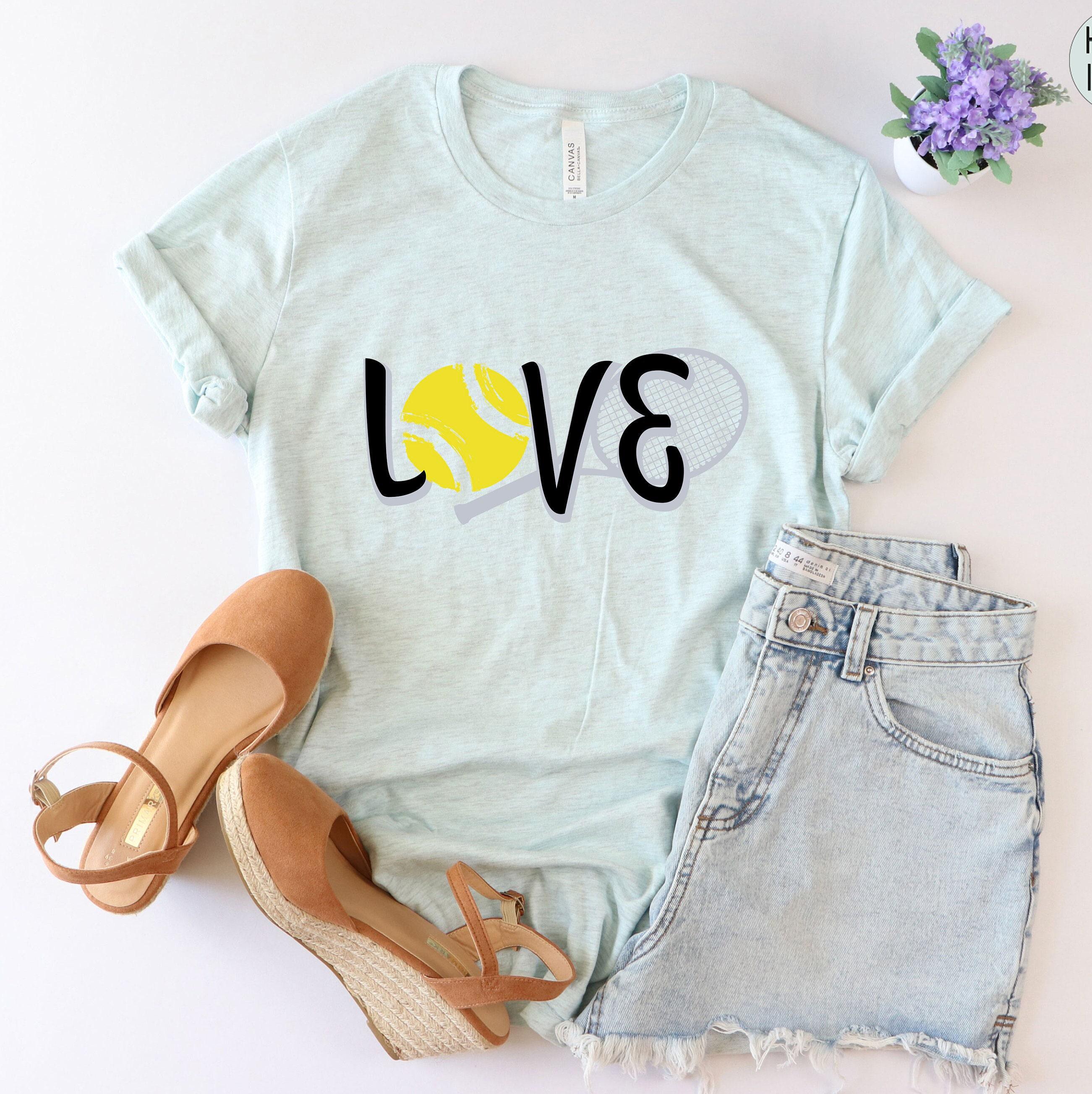 Tennis Love Sweatshirt, Sports Mom Shirt, Table Tennis Player Hoodie, Gift For Tennis Coach, Tennis Woman Tee, Trendy Tennis Tshirt