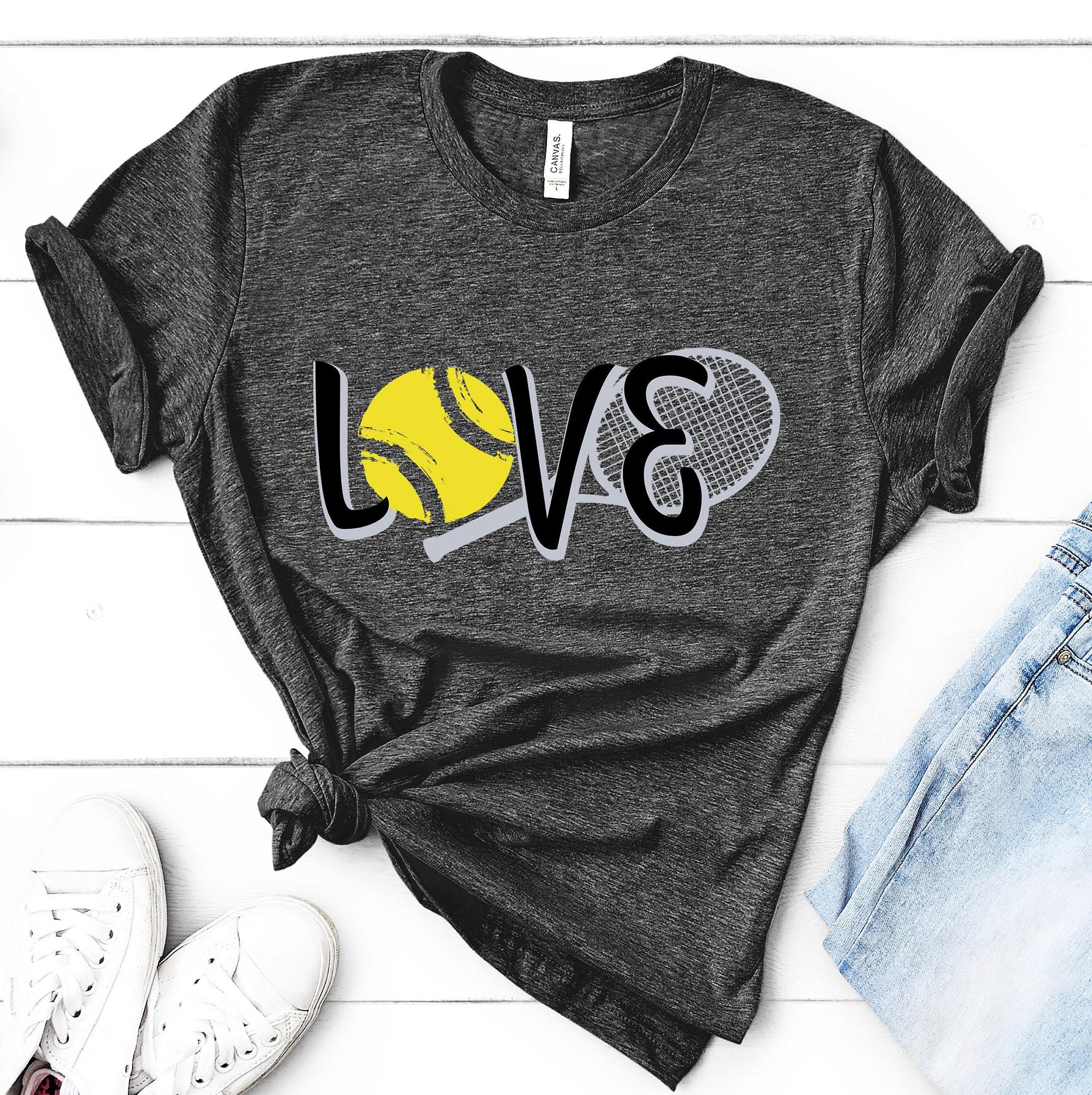 Tennis Love Sweatshirt, Sports Mom Shirt, Table Tennis Player Hoodie, Gift For Tennis Coach, Tennis Woman Tee, Trendy Tennis Tshirt