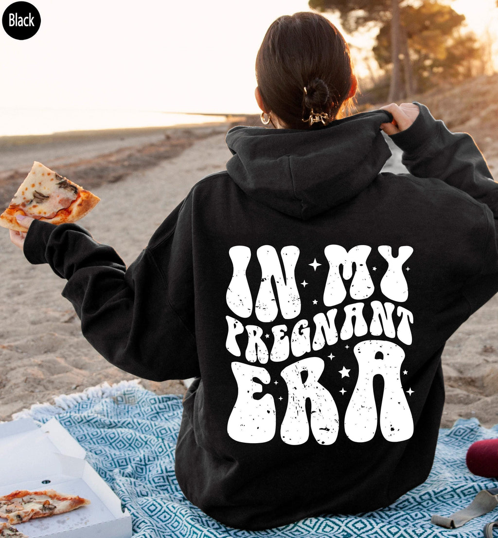In My Pregnant Era Hoodie, Pregnancy Shirt For Mom, Baby Announcement Sweatshirt, New Mom Shirt, Pregnant Sweater, Gift For Mom