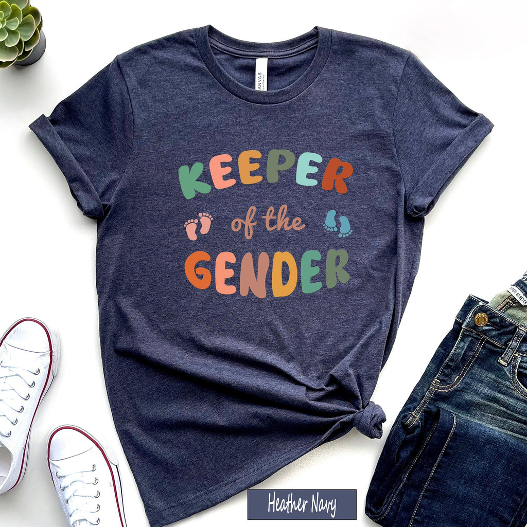 Keeper of the Gender Shirt, Aesthetic Gender Party Sweatshirt, Mama Boy Girl Baby Announcement Shirts, Trendy Gifts for Baby Shower