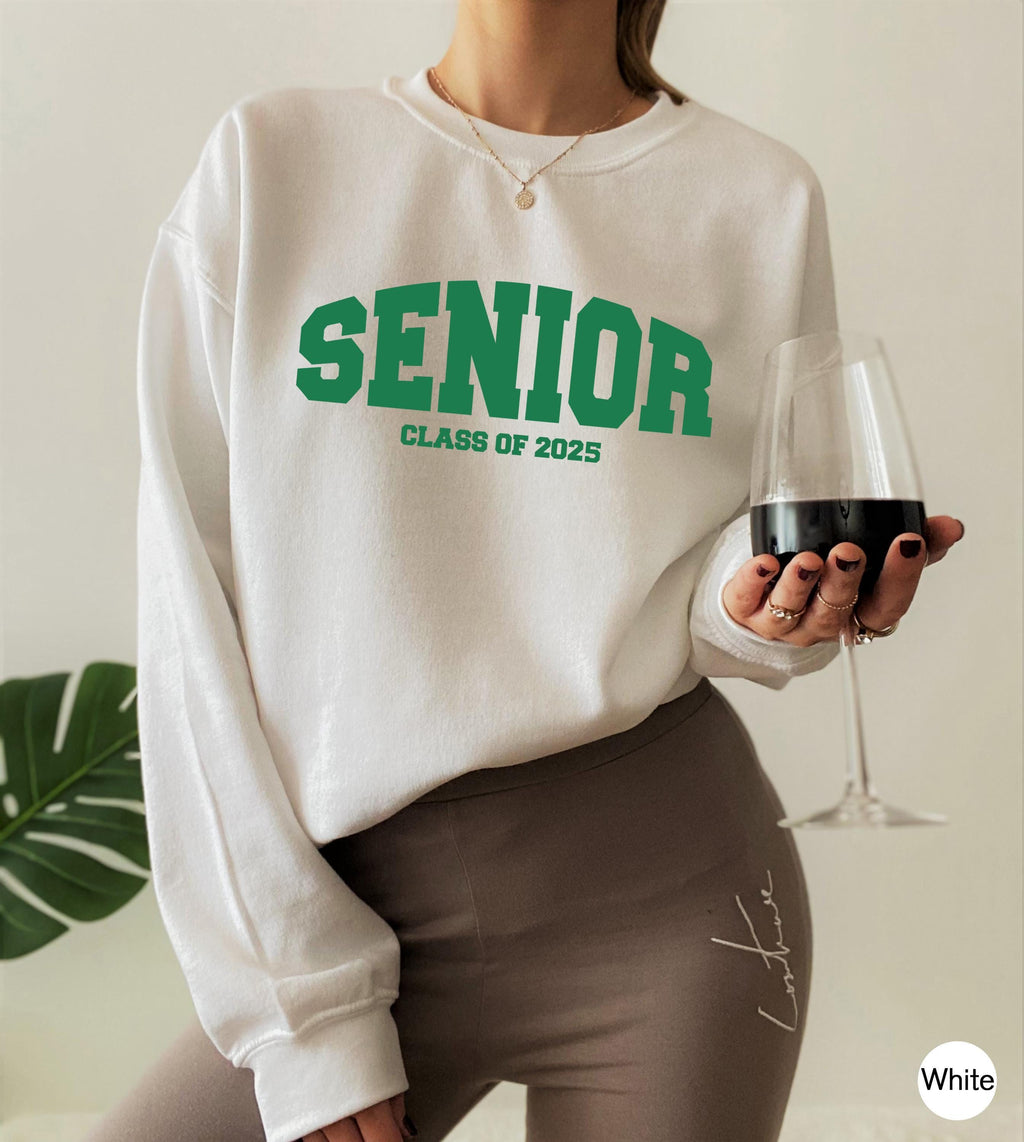 Senior 2025 Sweatshirt, Women's Class Of 2025 Shirt, College Senior Grad Gift, High School Graduation Gifts For Her, Senior Hoodie