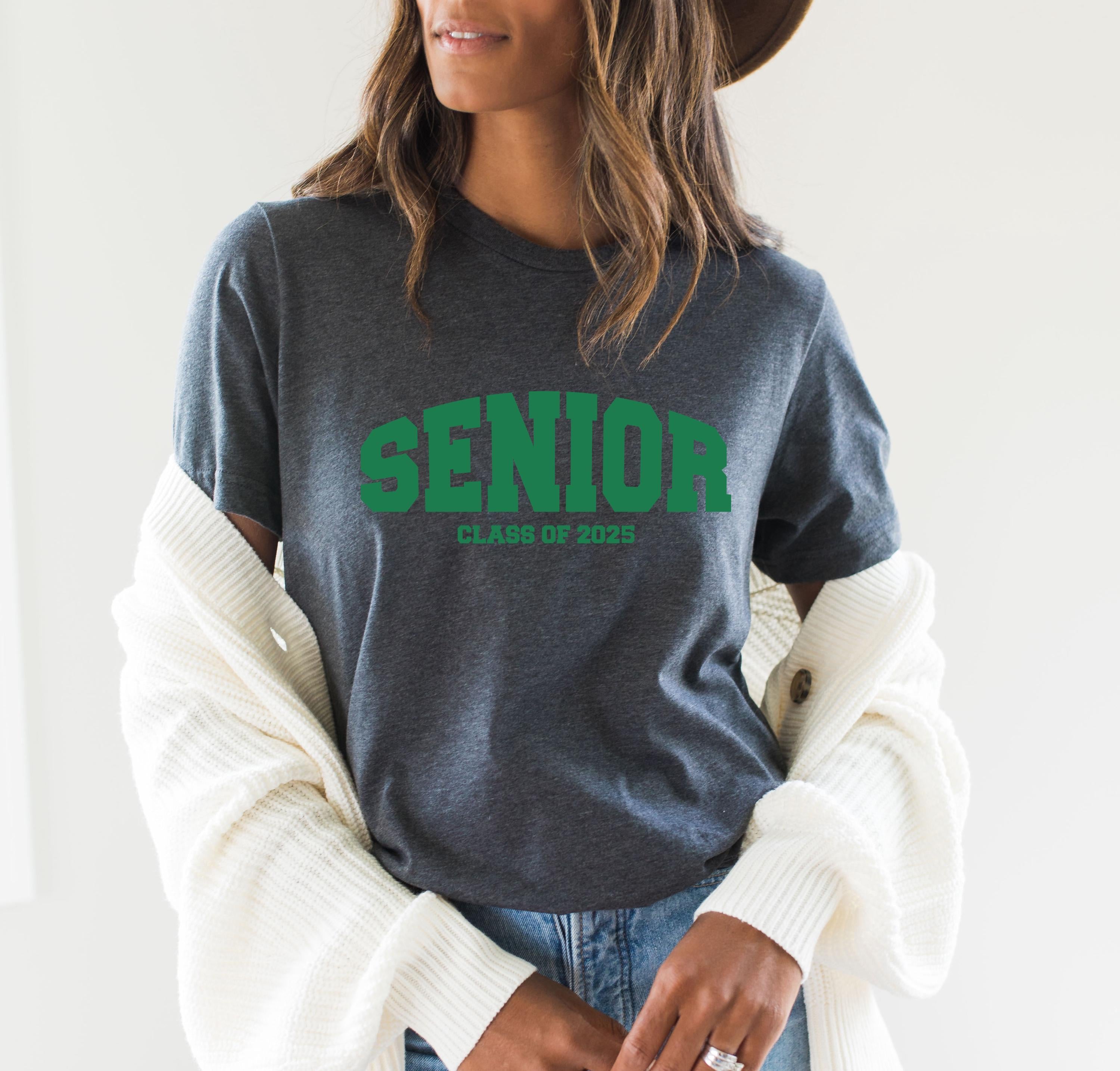 Senior 2025 Sweatshirt, Women's Class Of 2025 Shirt, College Senior Grad Gift, High School Graduation Gifts For Her, Senior Hoodie