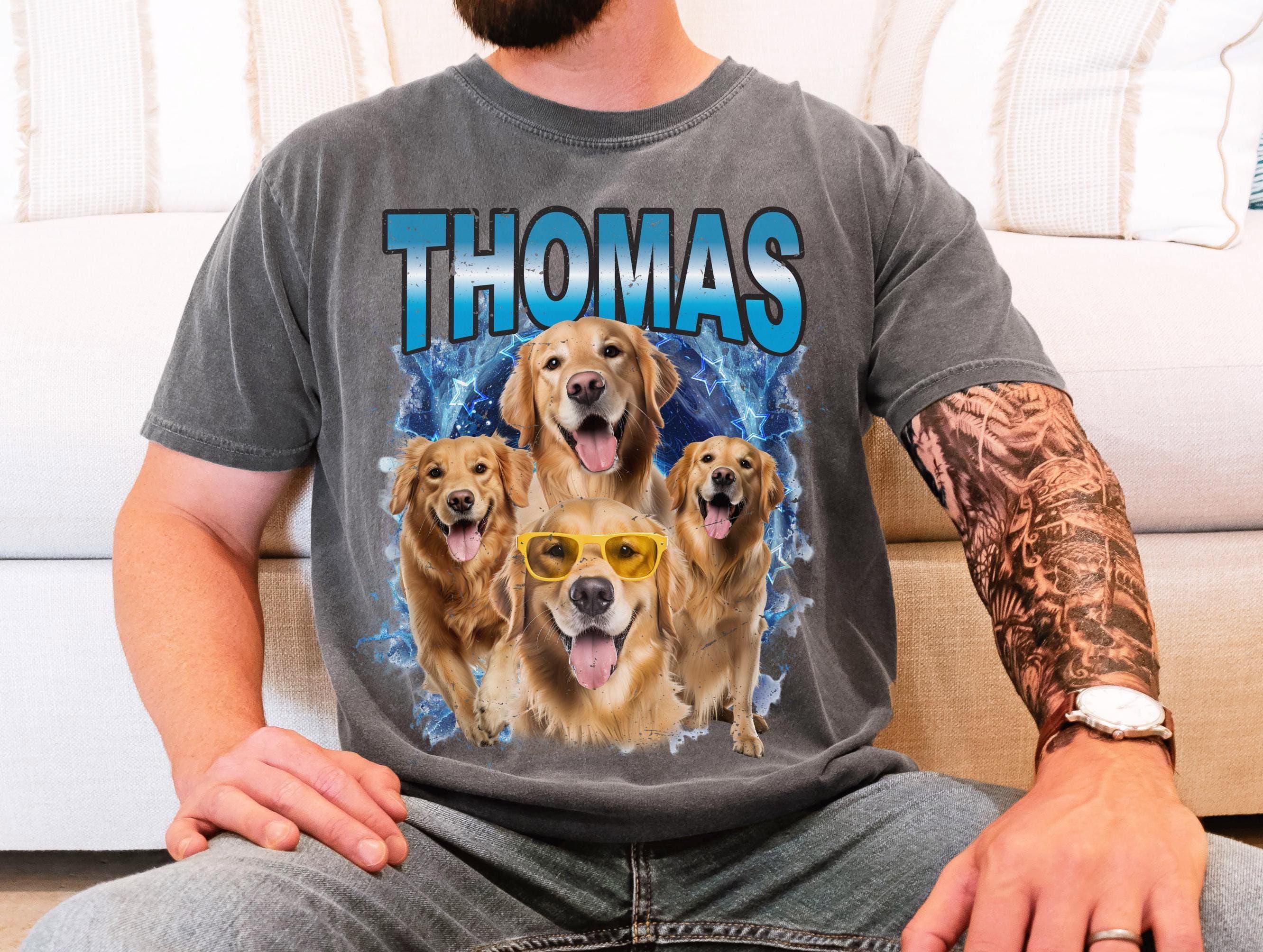 Comfort Colors Custom Bootleg Kids Shirt  Pet Kids Shirt Pet Photo and Name Custom Dog Shirt Personalized Pet Toddler and Youth Shirt