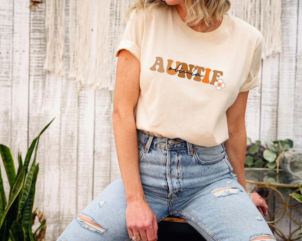 Custom Auntie Hoodie | I'm Just Here For My Nephew Shirt, Aunt Bday Gift, Gift From Nephew, Gift For Sister, Auntie Gifts, Customized Tee