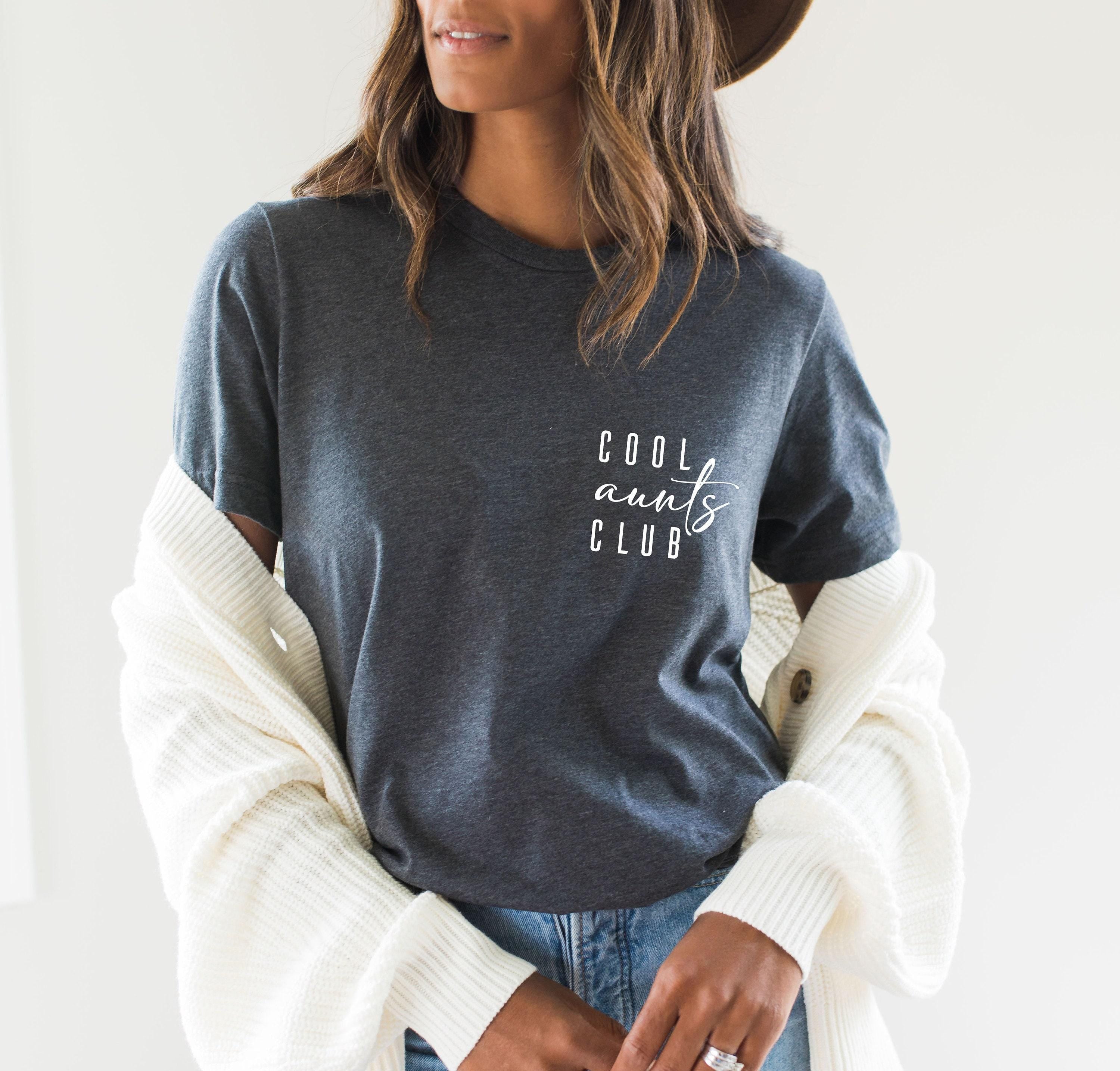 Cool Aunts Club Sweatshirt | Pregnancy Announcement Shirt For Aunt, Aunt Gift New Baby, Aunt To Be Gifts, Cute Gifts For Aunt, Future