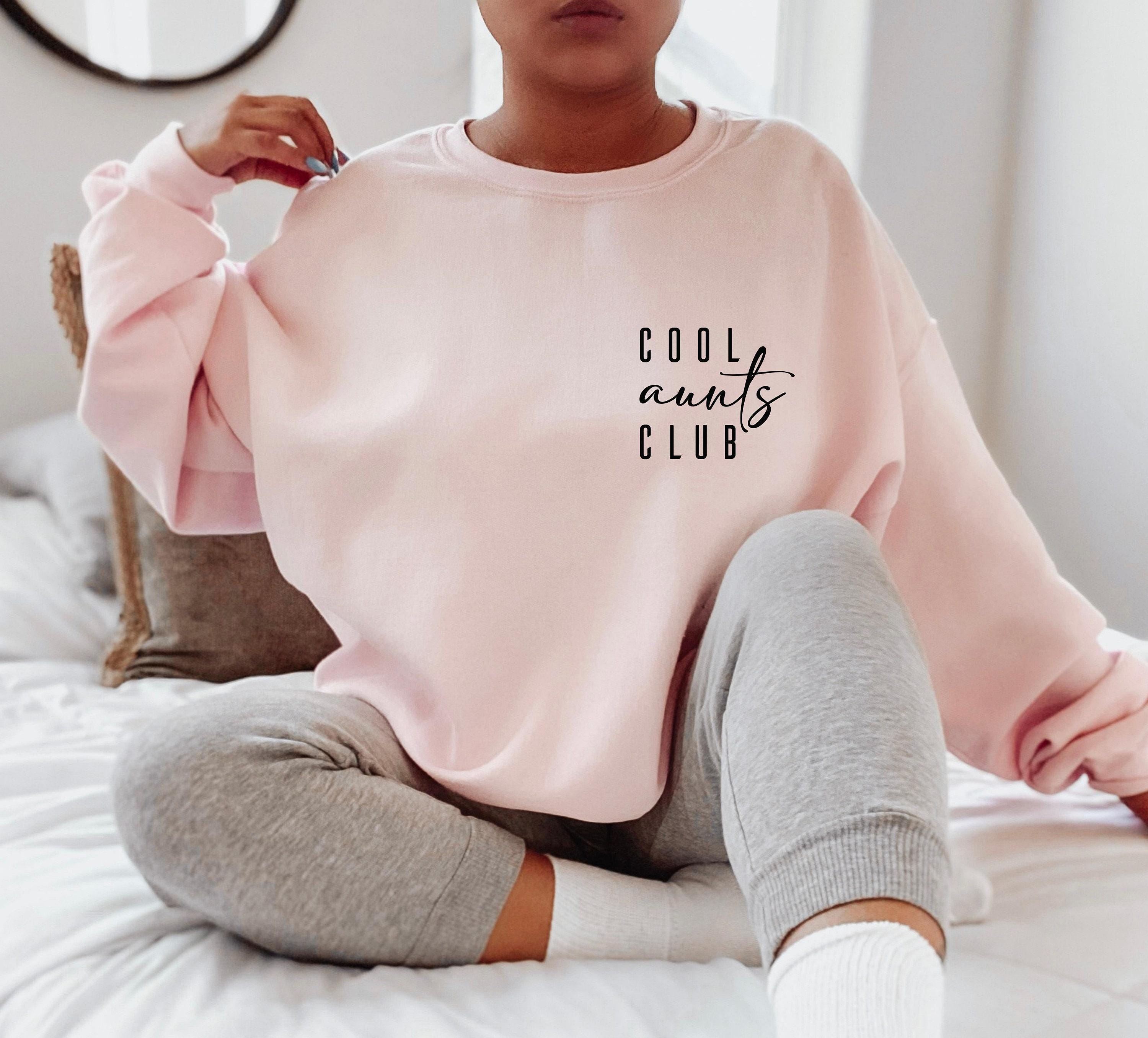 Cool Aunts Club Sweatshirt | Pregnancy Announcement Shirt For Aunt, Aunt Gift New Baby, Aunt To Be Gifts, Cute Gifts For Aunt, Future
