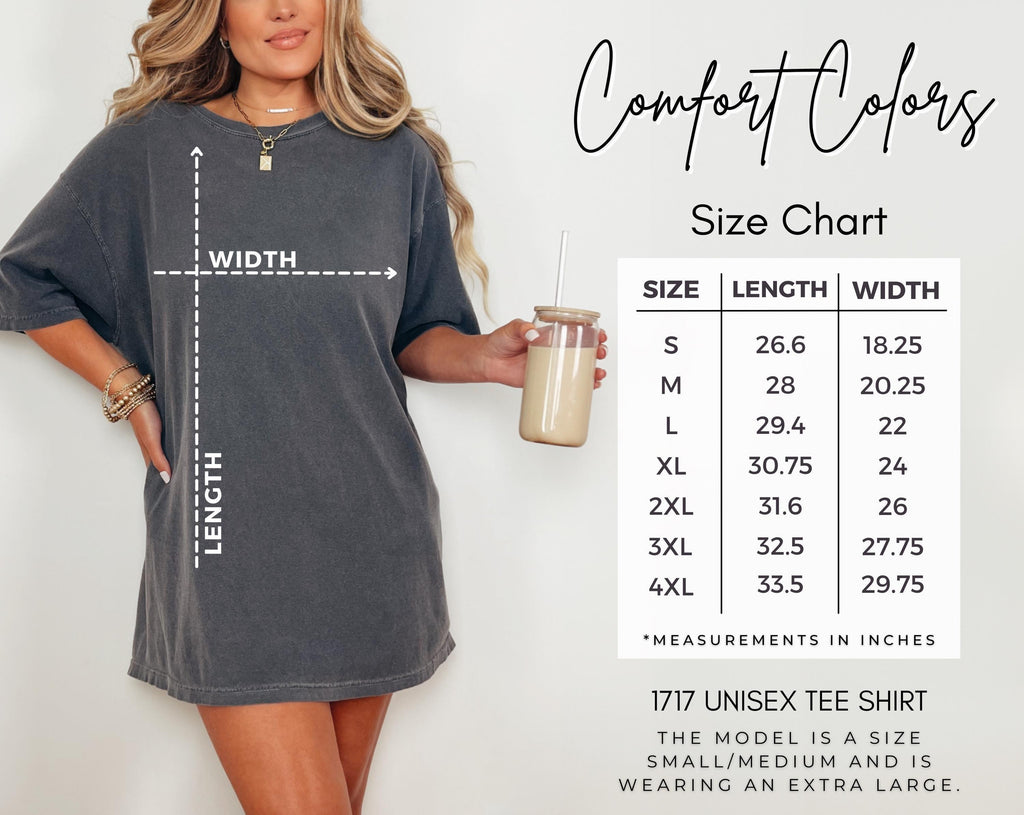 Comfort Colors Custom Number Boxy Tee | Personalized Your Number Shirt, Team Mascot Shirt, Jersey Number Tshirt, Team Spirit Shirt