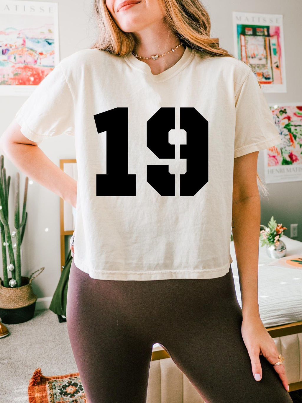 Comfort Colors Custom Number Boxy Tee | Personalized Your Number Shirt, Team Mascot Shirt, Jersey Number Tshirt, Team Spirit Shirt