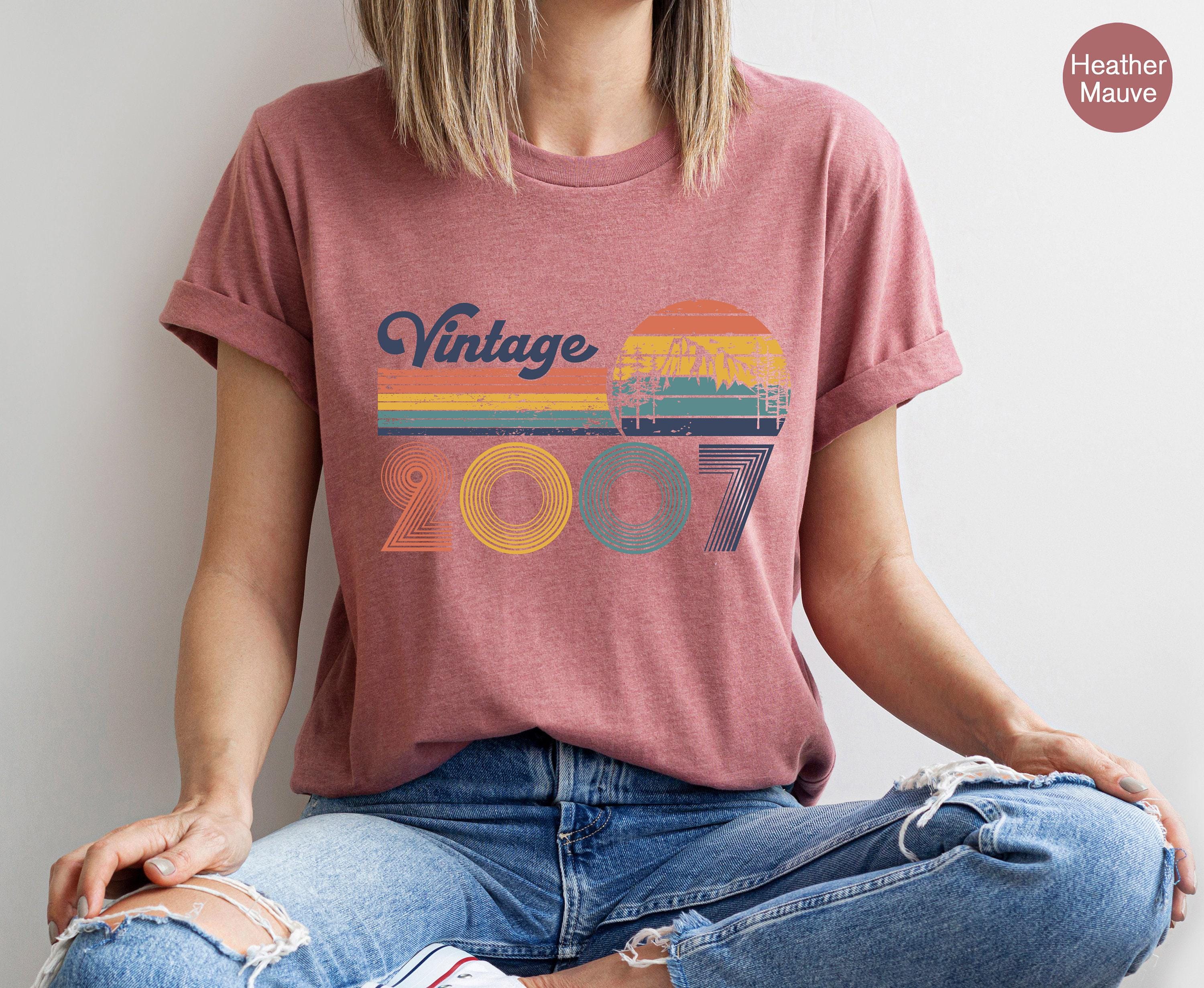 Vintage 2007 Sweatshirt | 16th Birthday Hoodie For Retro Lover, Bday Gifts For Her, Womans Bday Tshirt, Gen Z Shirt, Tee