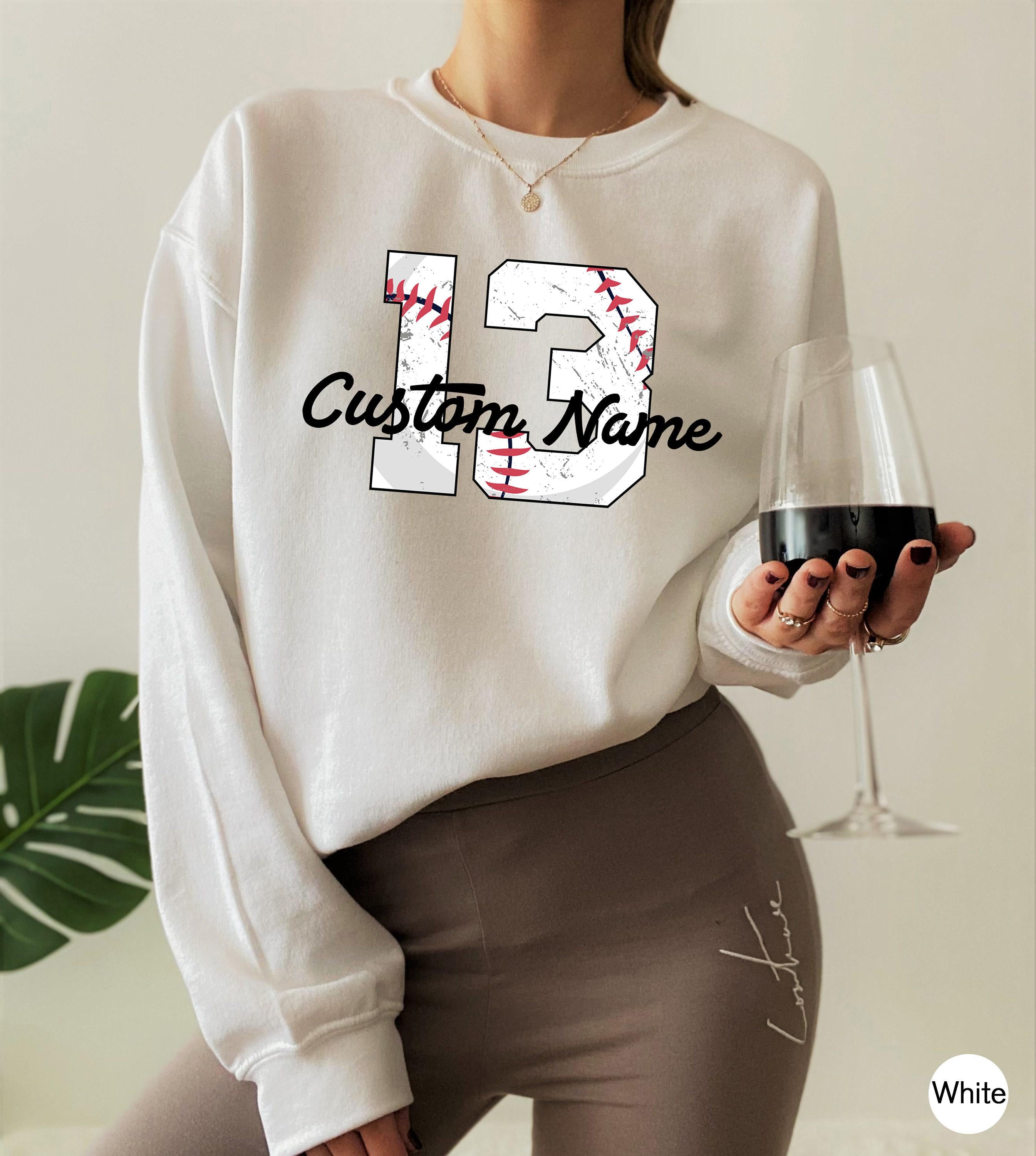 Custom Baseball Jersey Shirt | Personalized Baseball Mom Hoodie, Baseball Coach Gifts, Baseball Gift, Game Day Baseball, Custom Baseball Tee