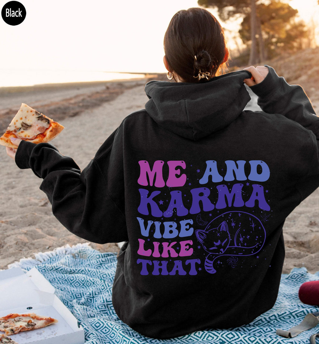 Karma Vibes Shirt | Cozy Y2K Aesthetic Gift for Women, Bestie Gift Tshirt, Spiritual Energy Tee, Spiritual Quote Tee, Good Energy Tshirt