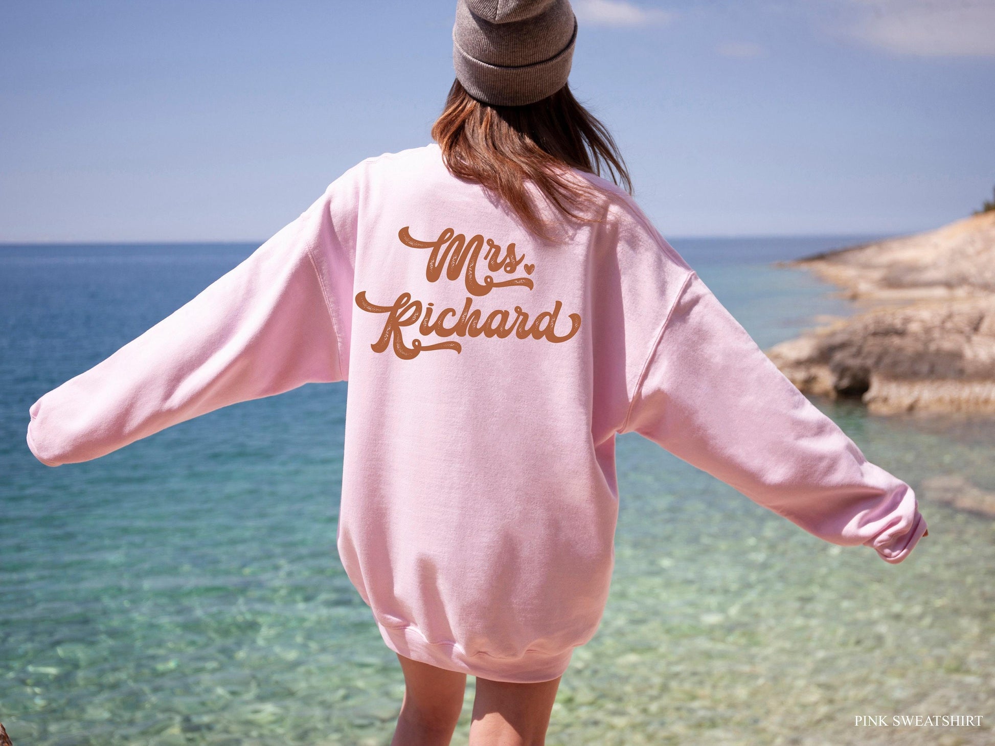 Custom Mrs Hoodie | Personalized Bride Sweatshirt, Bridal Party Gifts, Bridal Shower Gifts, Custom Wedding Gifts, Engagement Gifts