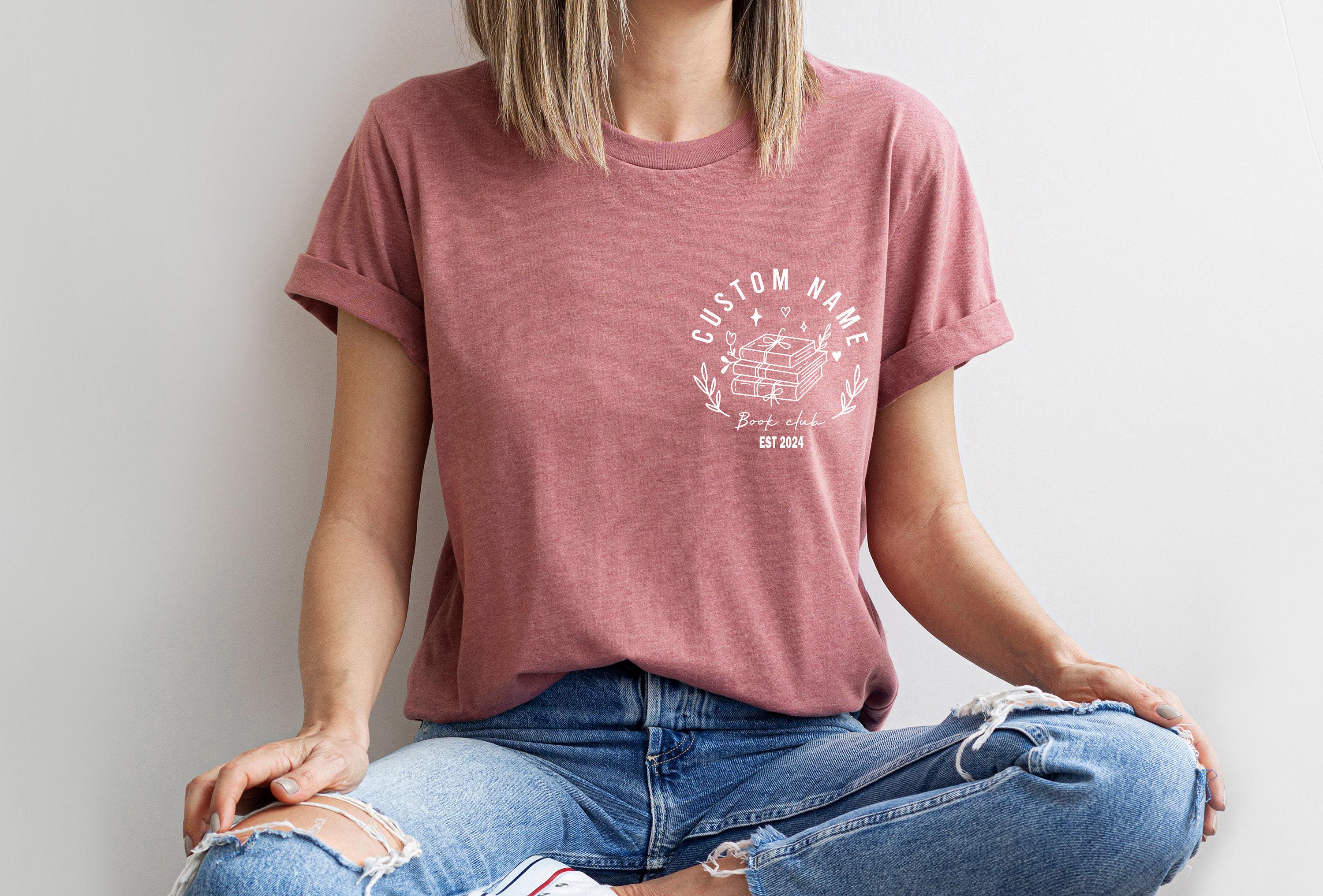 Custom Book Name Sweatshirt | Trendy Reading Club Hoodie, Gift For Librarian, Book Lover Gift, Literature Lover Tee, Bookish Girl Shirt