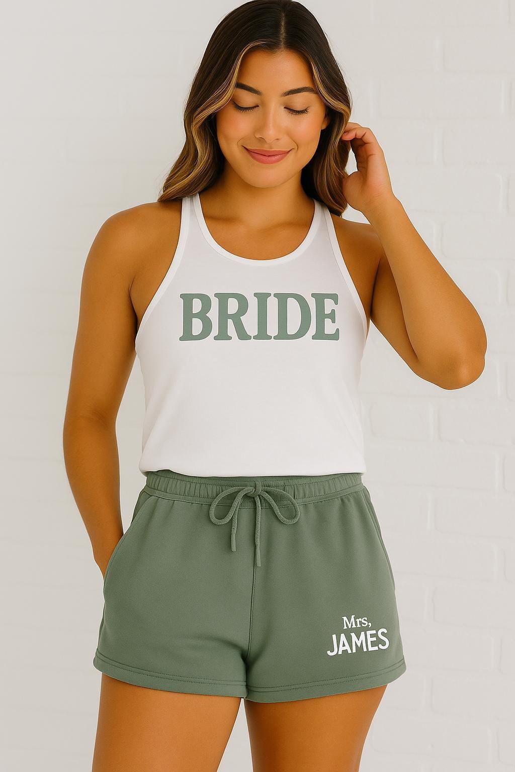 Custom Bride and Groom Matching Set | Personalized Mr. & Mrs. Shorts and Shirts, Mrs Name Gift, Newly Wed Gift, Mr And Mrs Shirt, Sweatshirt