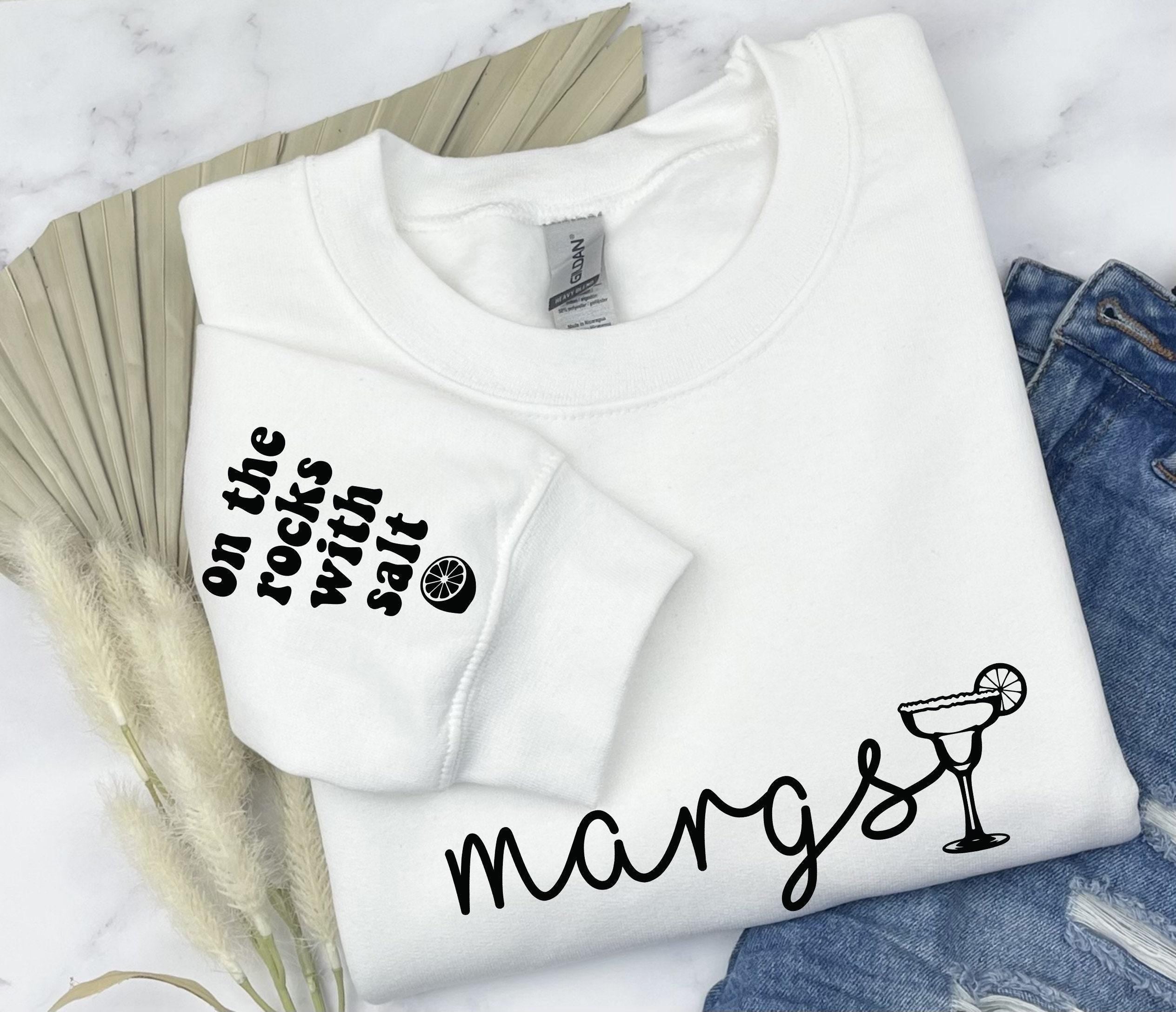 Margarita Sweatshirts | On The Rocks With Salt Shirt, Book Launch Gift, Future Bestselling T, Women'S Writing Tee, Authors Club Hoodie