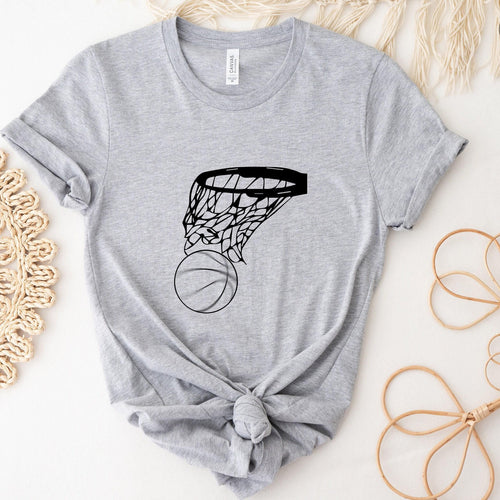 Aesthetic Basketball Sweatshirt | Women's Basketball Shirt, Gift For Sport Mom, Gifts For Basketball, Basketball Lover Tee, Game Day Shirt
