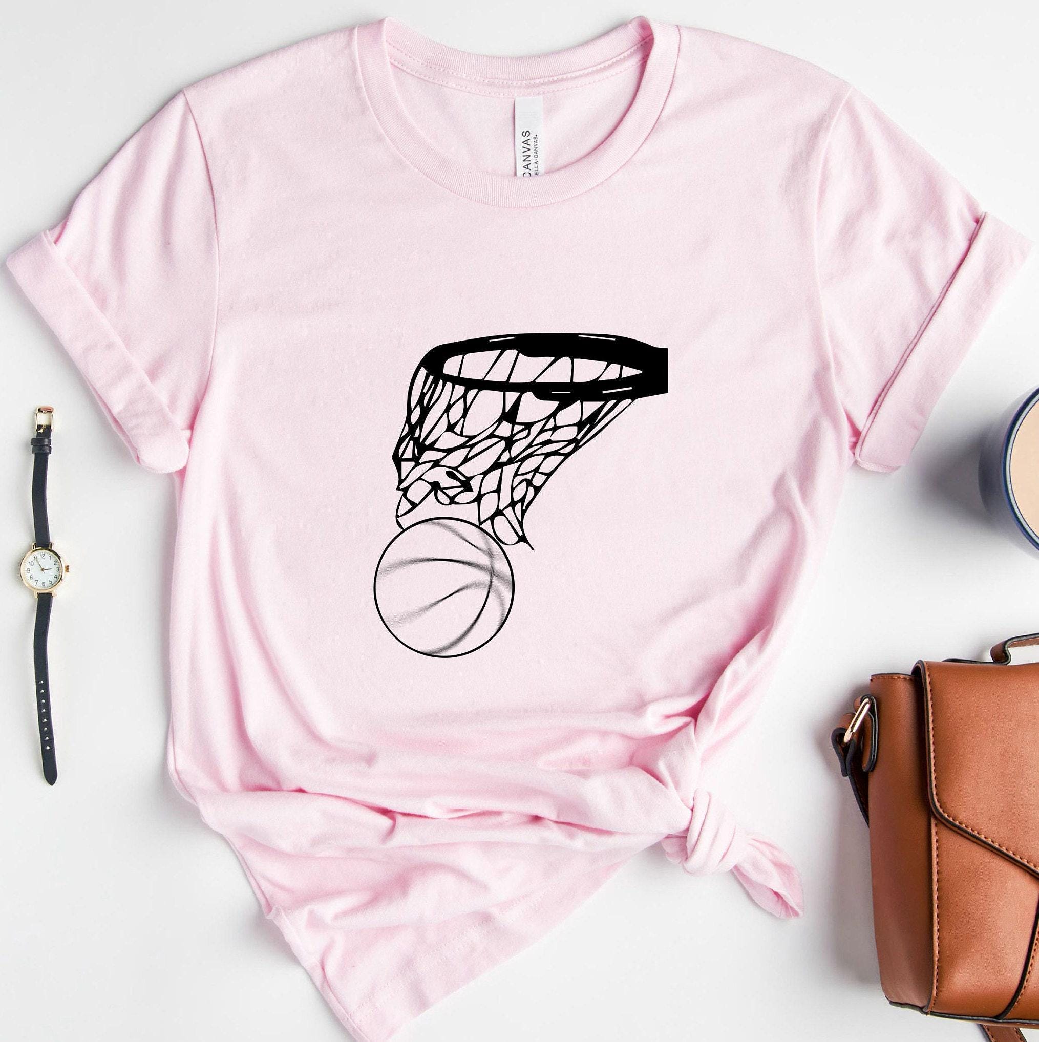Aesthetic Basketball Sweatshirt | Women's Basketball Shirt, Gift For Sport Mom, Gifts For Basketball, Basketball Lover Tee, Game Day Shirt