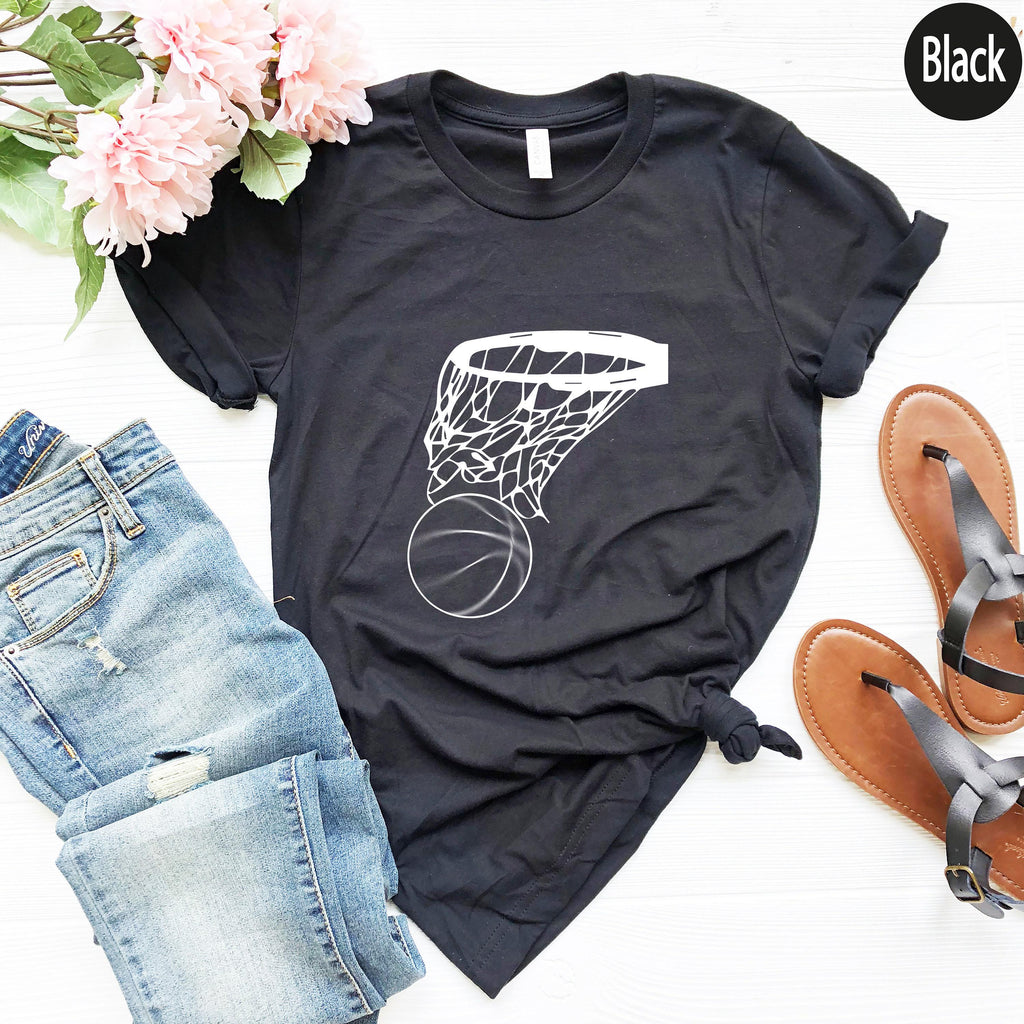 Aesthetic Basketball Sweatshirt | Women's Basketball Shirt, Gift For Sport Mom, Gifts For Basketball, Basketball Lover Tee, Game Day Shirt