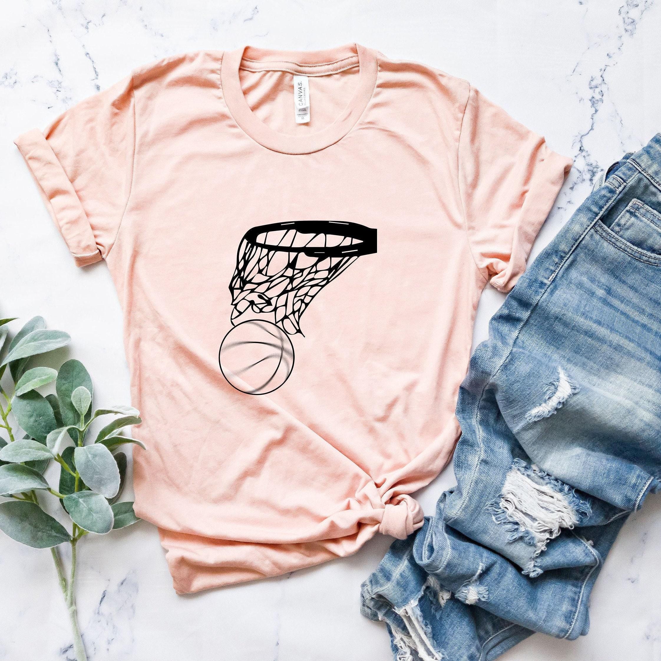 Aesthetic Basketball Sweatshirt | Women's Basketball Shirt, Gift For Sport Mom, Gifts For Basketball, Basketball Lover Tee, Game Day Shirt