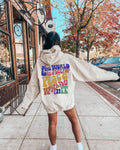 The World Is A Better Place With You In It Hoodie | Aesthetic Sweatshirt, Positive Quotes Shirt, Trendy Tumblr Hoodie, VSCO Hoodie
