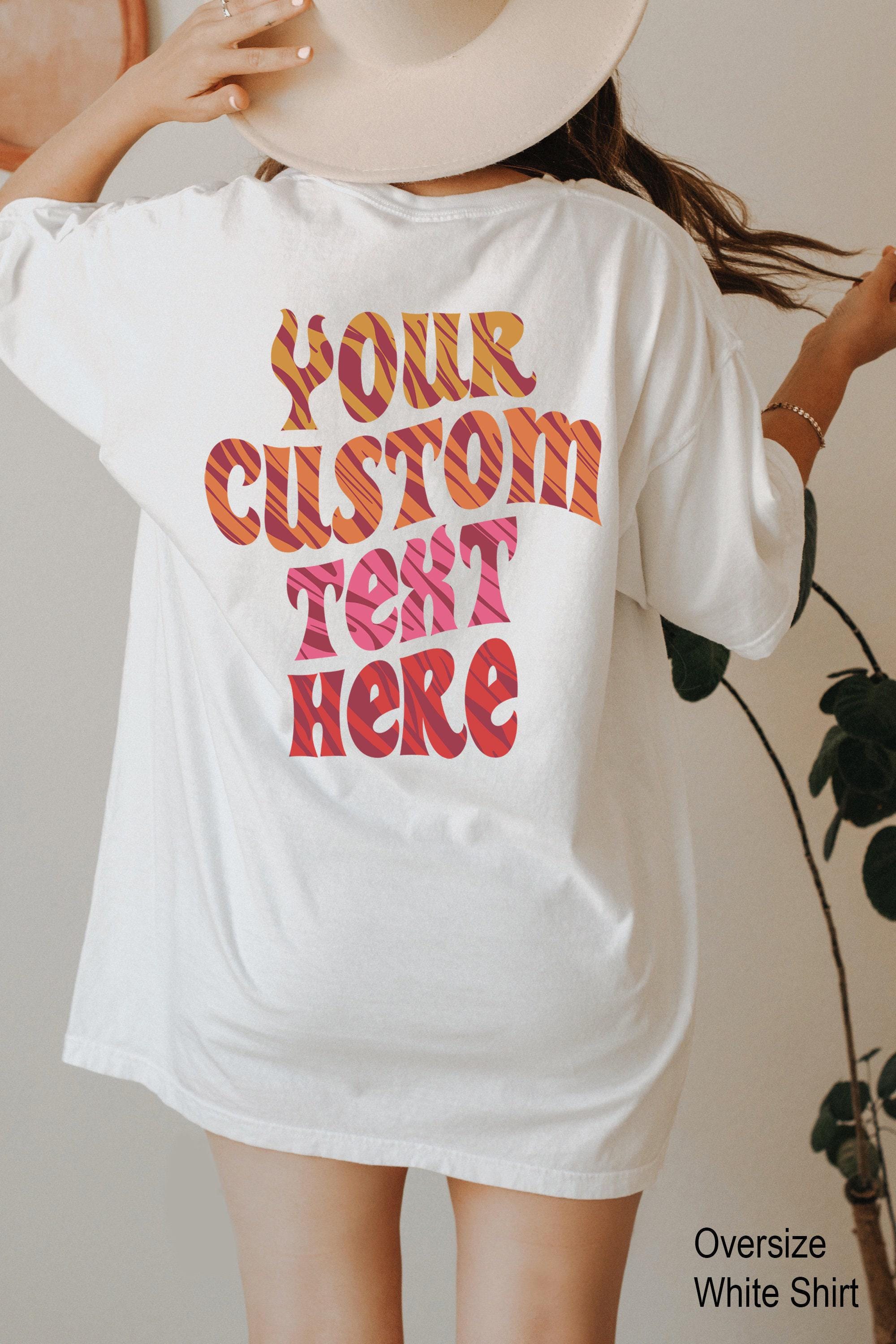 Custom Your Text Here Hoodie | Trendy Personalized Sweatshirt For Women, Custom Text Shirt For Friends, Your Quote On Ba