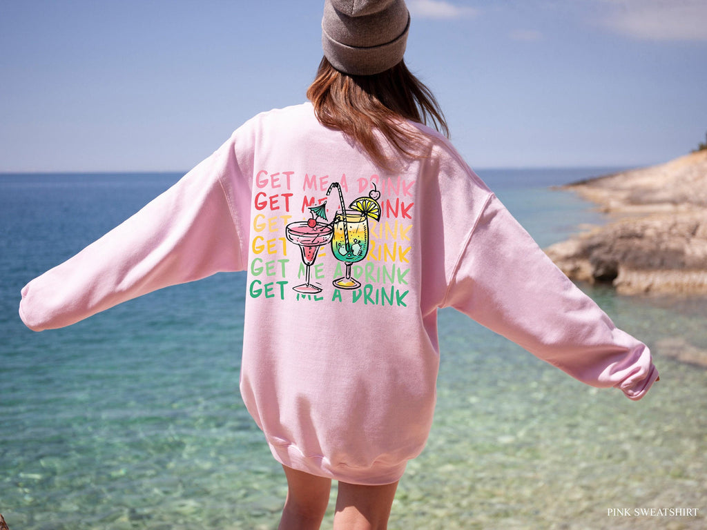 Aesthetic Hangover Hoodie | Cocktails Hoodie, Get a Drink Shirt For Friend, College Party Shirt, Tequila Shirt, Drinking Tshirt