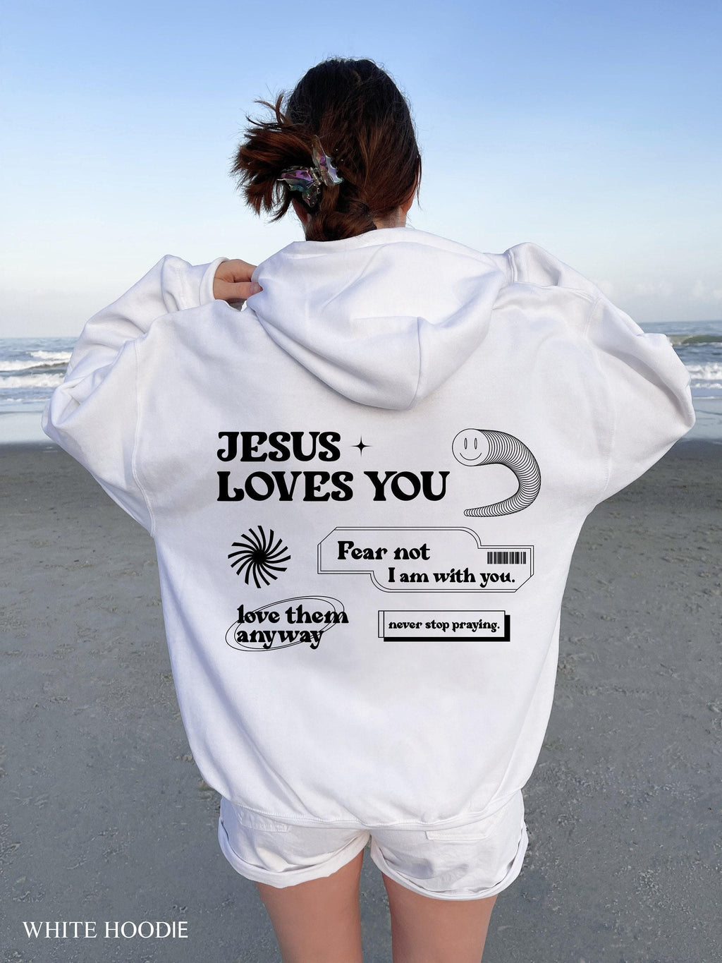 Aesthetic Christian Sweatshirt | Religious Shirt, Jesus Loves You Hoodie, Bible Verse Shirt, Jesus Apparel, Christian Gifts